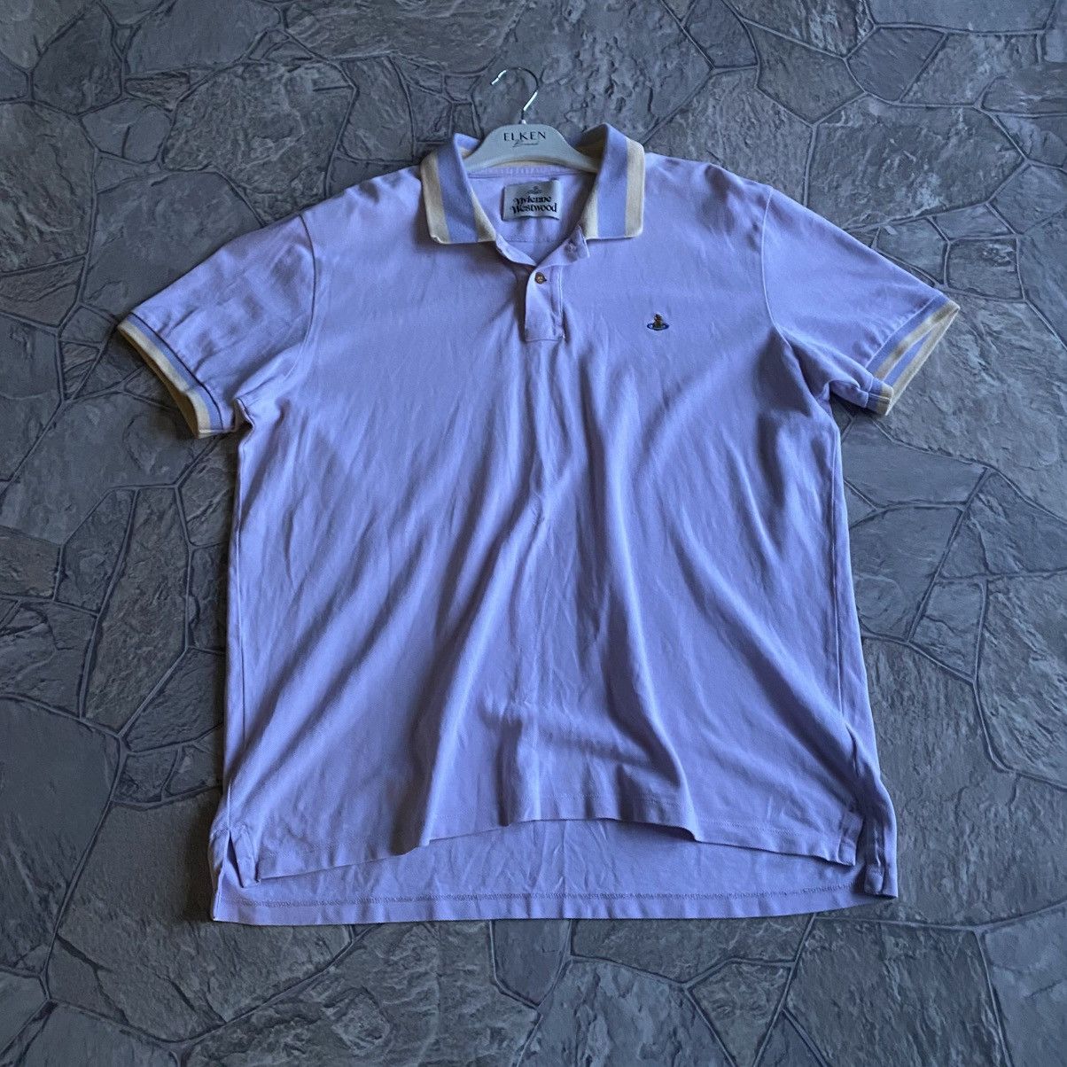 Vivienne Westwood Vivienne Westwood Polo T-Shirt Vintage Small Orb Logo Luxury Size US XL / EU 56 / 4 - 1 Thumbnail