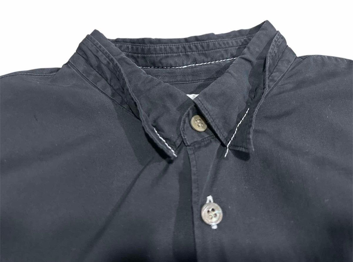 Comme des Garcons Black × Comme des Garcons Homme × Comme des Garcons SHIRT 🔥Archived Comme Des Garcons Shirt Mandarin Collar Ls Size US XL / EU 56 / 4 - 6 Thumbnail