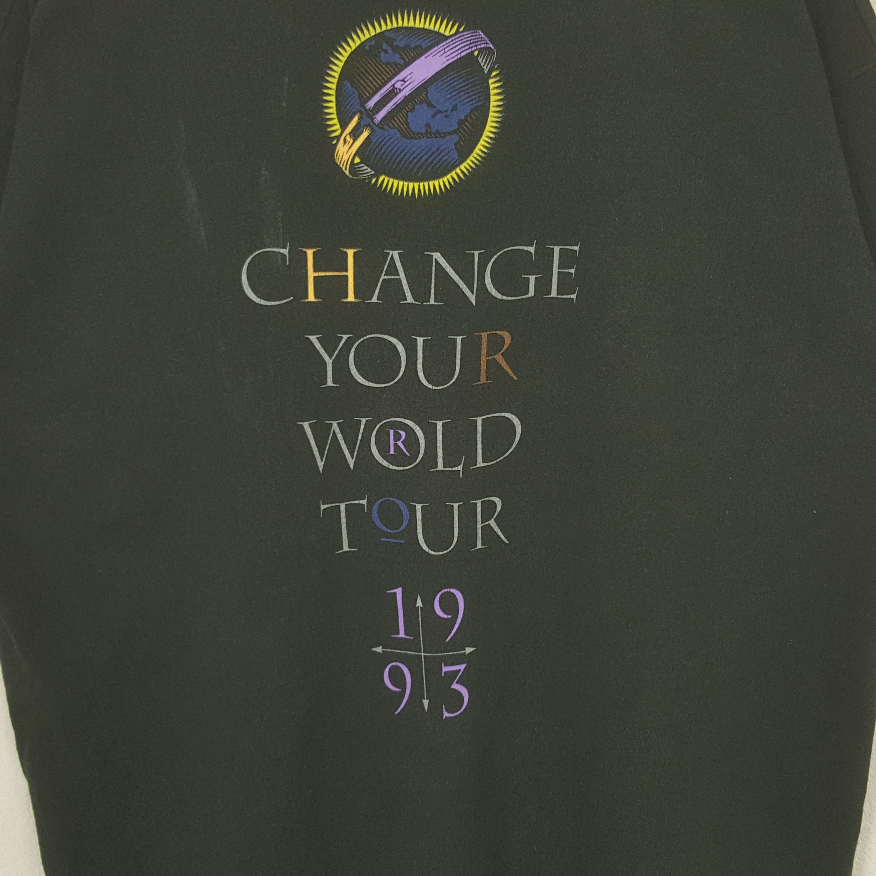 Band Tees Vintage Michael W.Smith 1993 World Tour Tshirt RR25 Size US XL / EU 56 / 4 - 4 Thumbnail