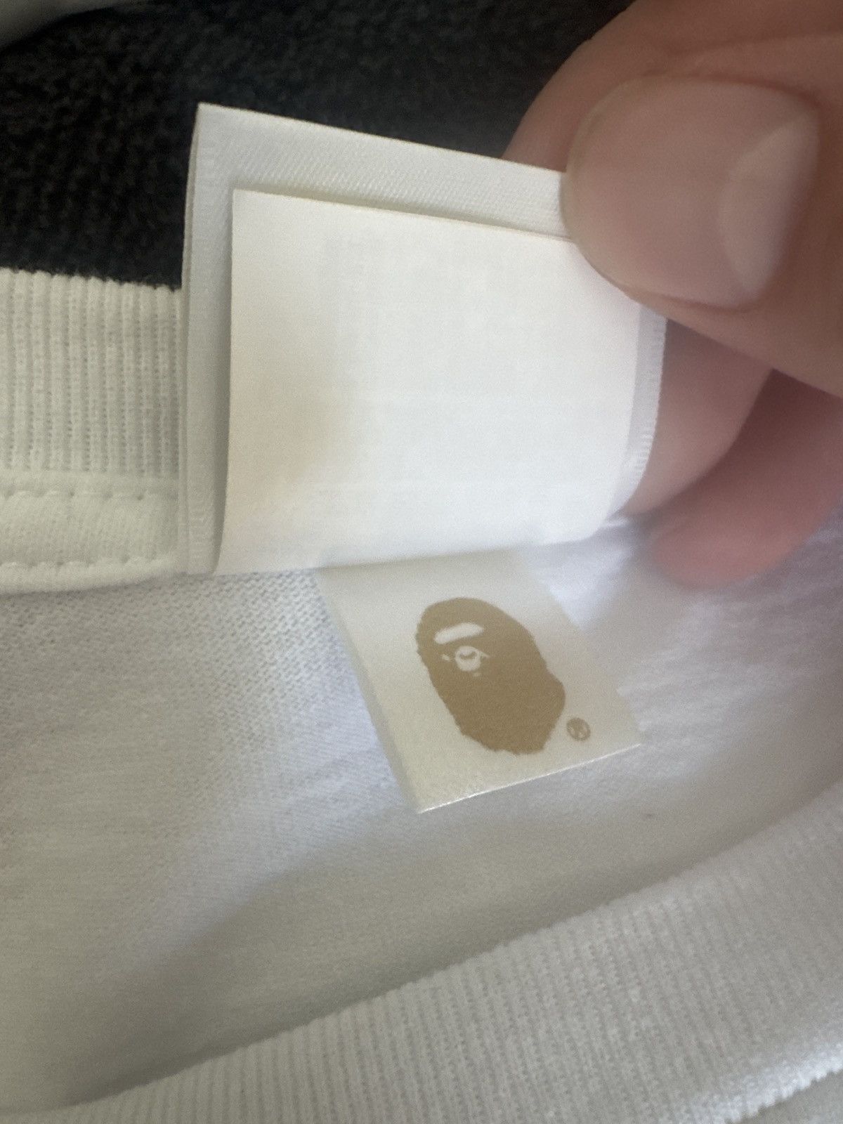 Bape Bape White Logo Tee Size US XL / EU 56 / 4 - 5 Thumbnail