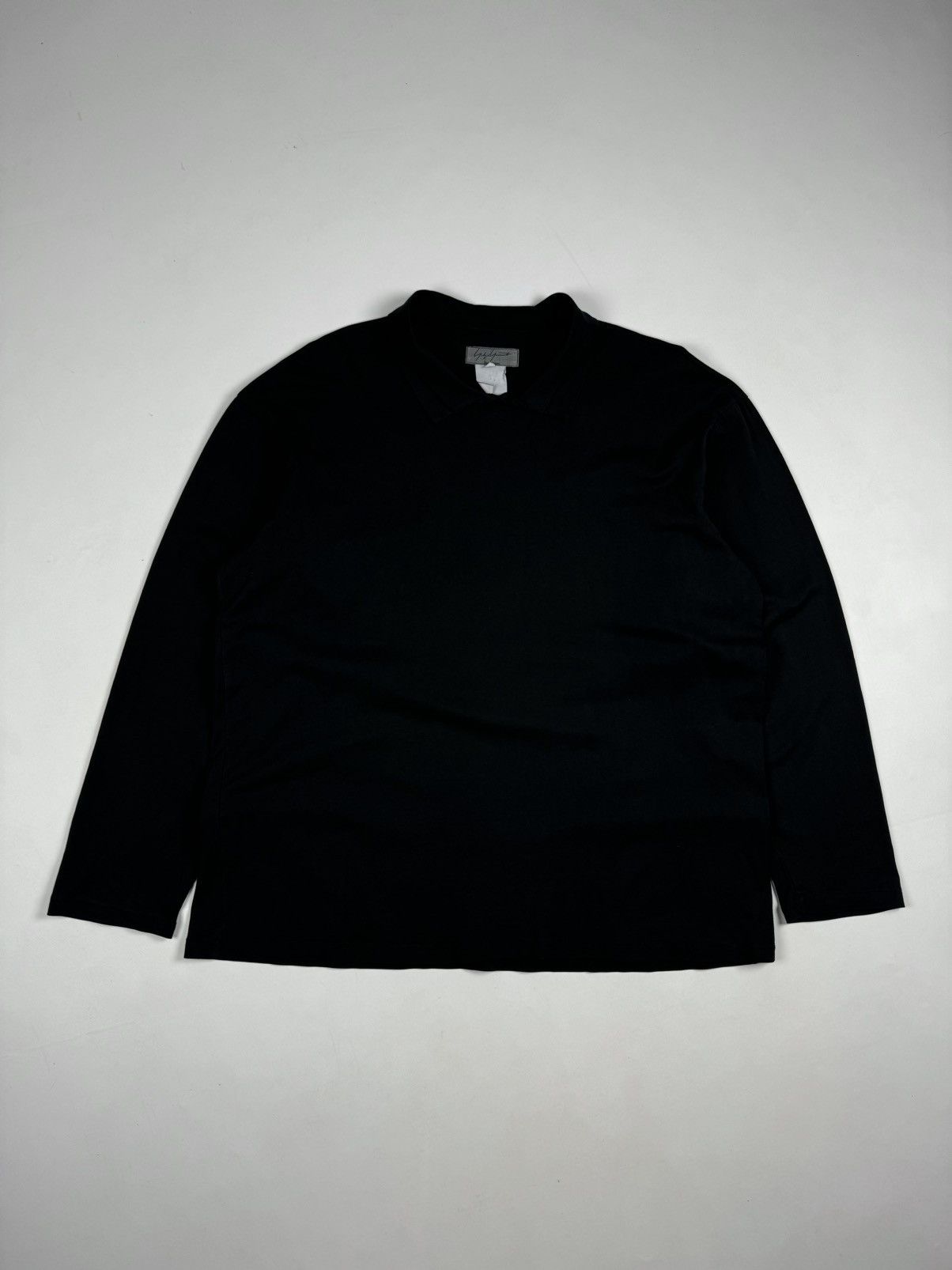 Vintage × Yohji Yamamoto Yohji Yamamoto Pour Home Vintage Polo Long Sleeve Pullover Size US M / EU 48-50 / 2 - 3 Thumbnail