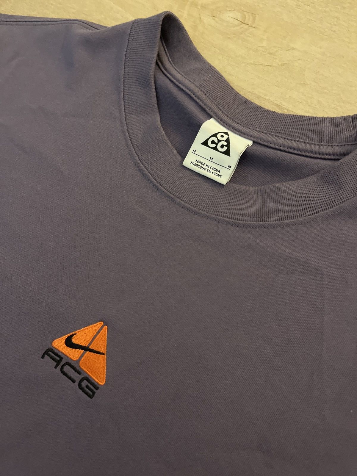 Nike × Nike ACG Nike ACG Purple T-Shirt Size US M / EU 48-50 / 2 - 2 Thumbnail
