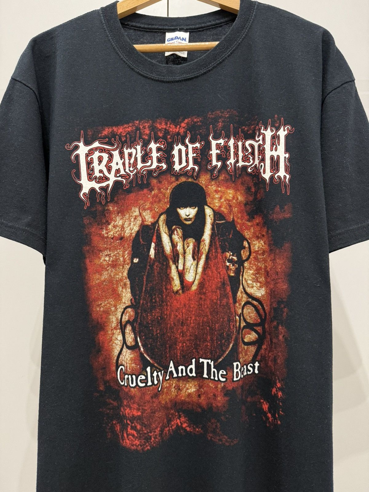 Band Tees Sick Vintage Cradle Of Filth Cruetly And The Beast Band Tee Size US L / EU 52-54 / 3 - 3 Thumbnail