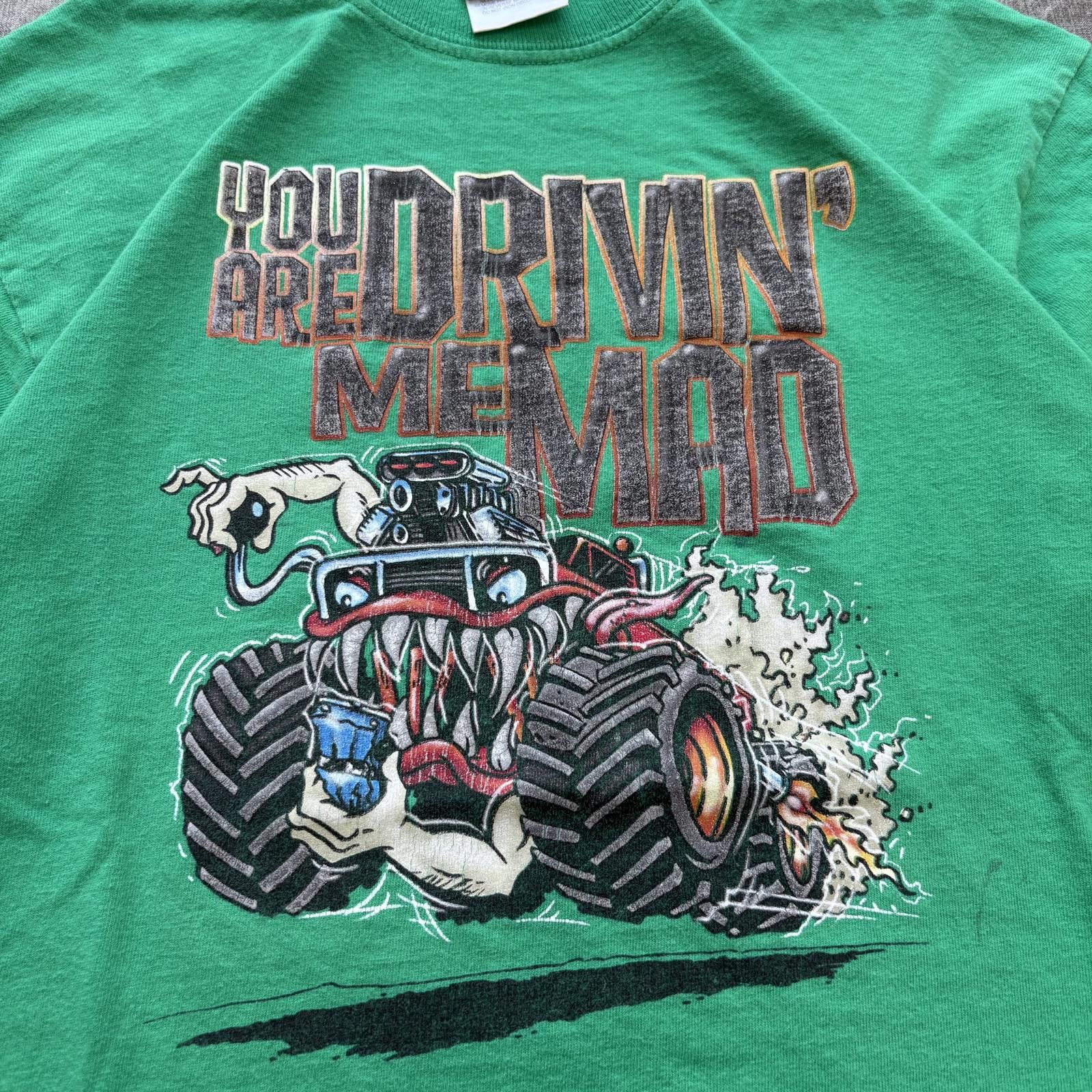 Vintage Vintage Y2K Rat Fink Monster Truck Graphic Grunge Shirt Size US XS / EU 42 / 0 - 2 Thumbnail