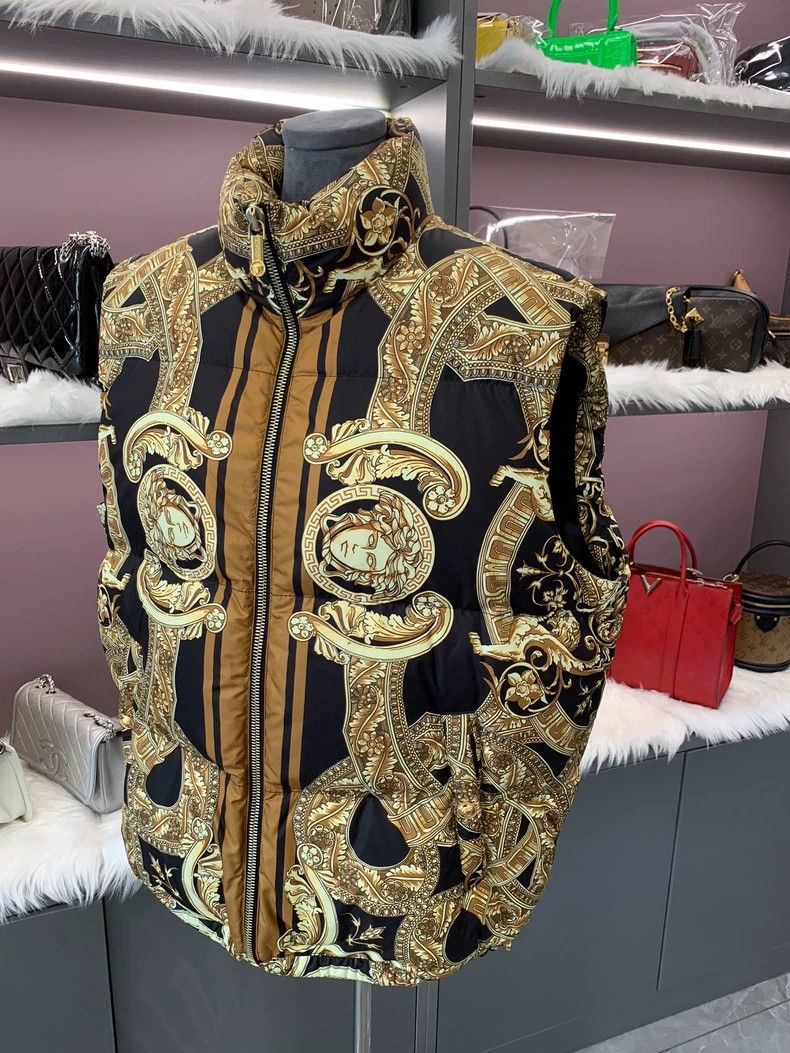 Versace Versace Medusa baroque print vest Size US XL / EU 56 / 4 - 5 Thumbnail