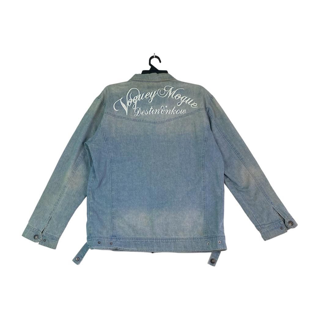 In The Attic × Japanese Brand Rare In The Attic hickory stripe blue denim workwear jacket Size US XXL / EU 58 / 5 - 1 Thumbnail