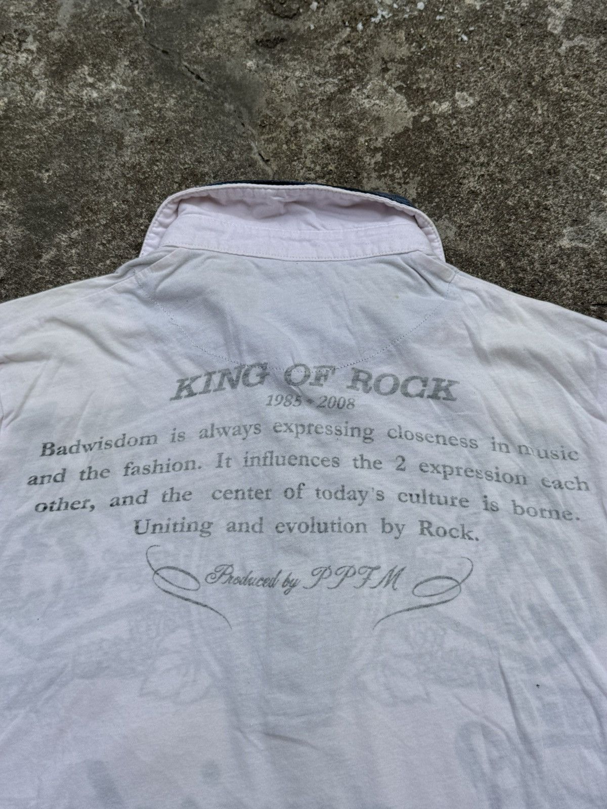 PPFM PPFM King Of Rock Double Layers Tees Size US M / EU 48-50 / 2 - 3 Thumbnail