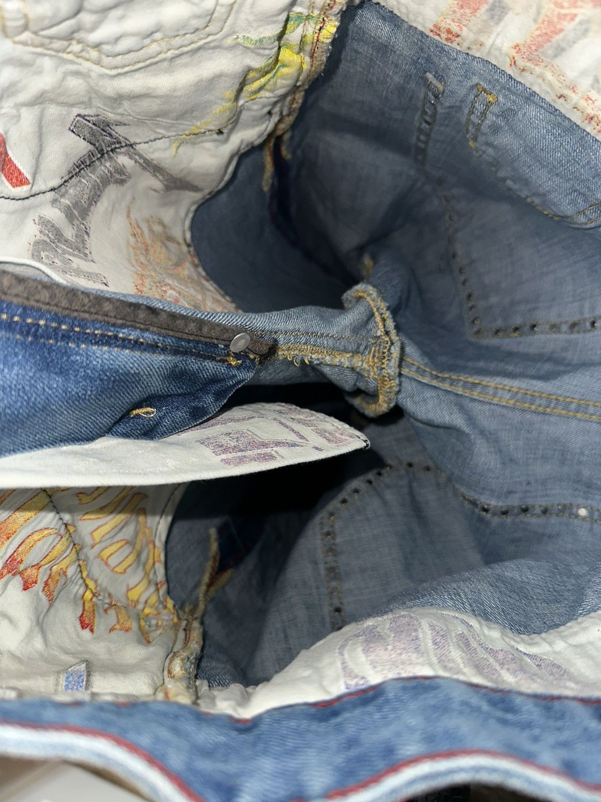 Philipp Plein Philipp Plein Patchwork Denim Size US 32 / EU 48 - 23 Thumbnail