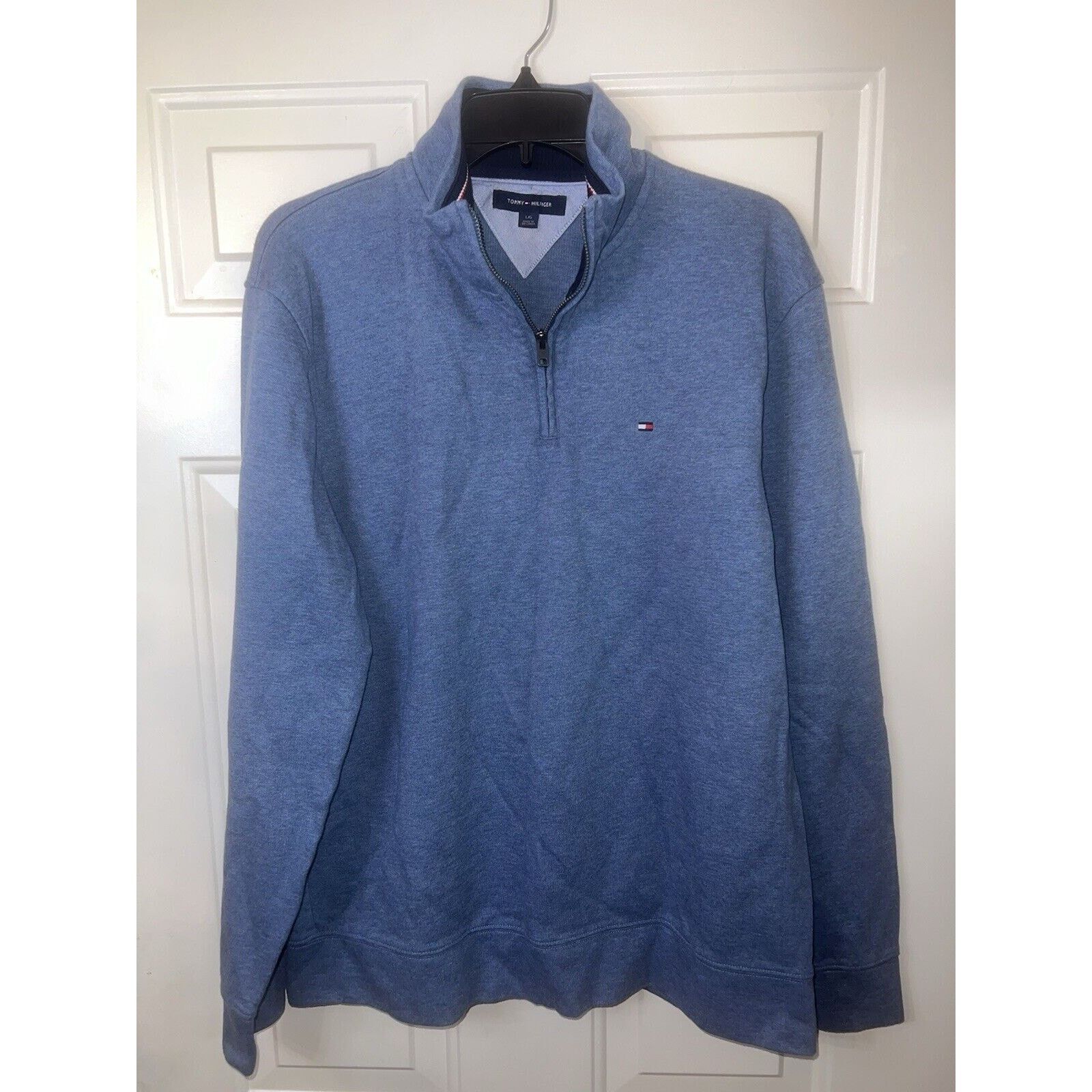 Tommy Hilfiger Tommy Hilfiger Pullover Men’s Large Blue zip Sweater Jacket Size US L / EU 52-54 / 3 - 2 Thumbnail