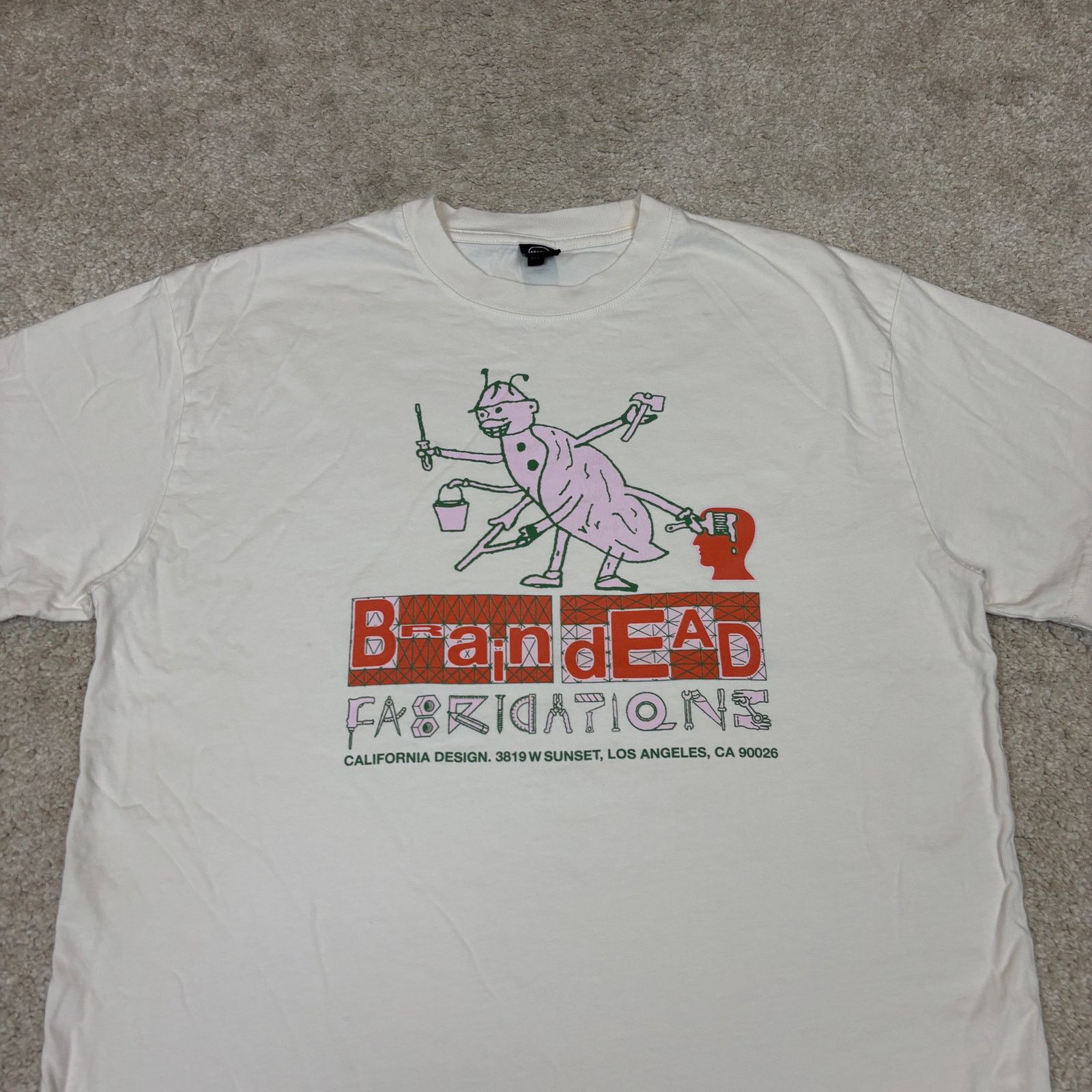 Brain Dead Brain Dead Fabrications T Shirt Store Exclusive Men's Medium Size US M / EU 48-50 / 2 - 2 Thumbnail