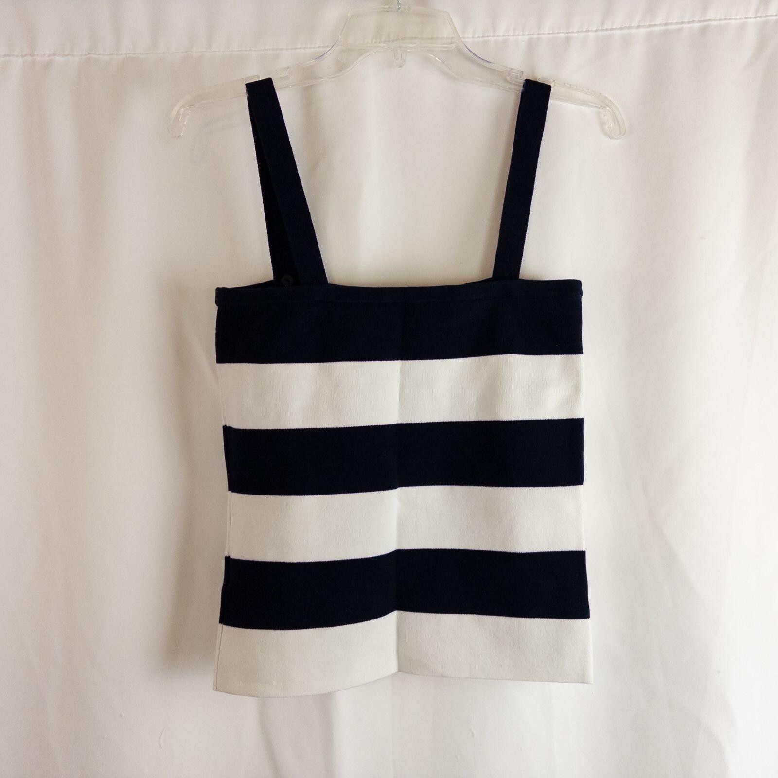 Other Dana Buchman Vintage Blue & White Striped Tank Womens Medium Size M / US 6-8 / IT 42-44 - 8 Thumbnail