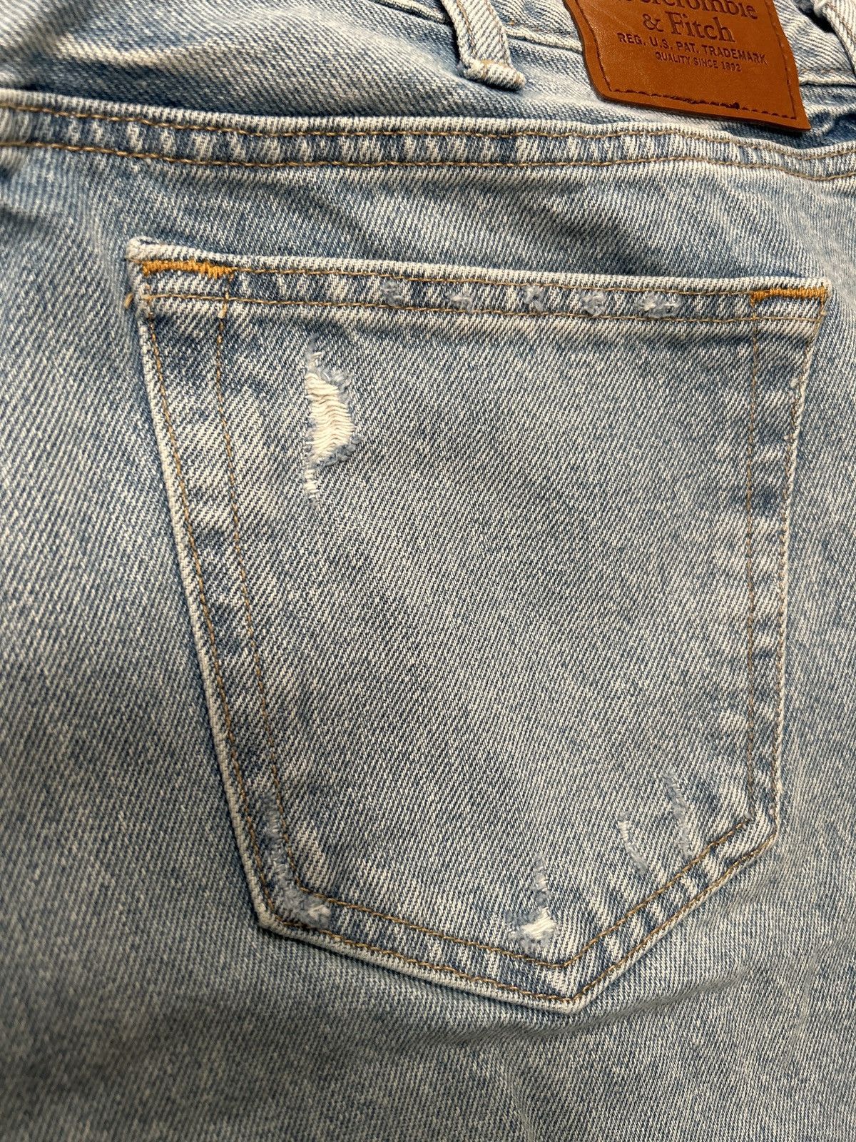 Abercrombie & Fitch Vintage Washed Blue Jeans Size US 40 / EU 56 - 8 Thumbnail