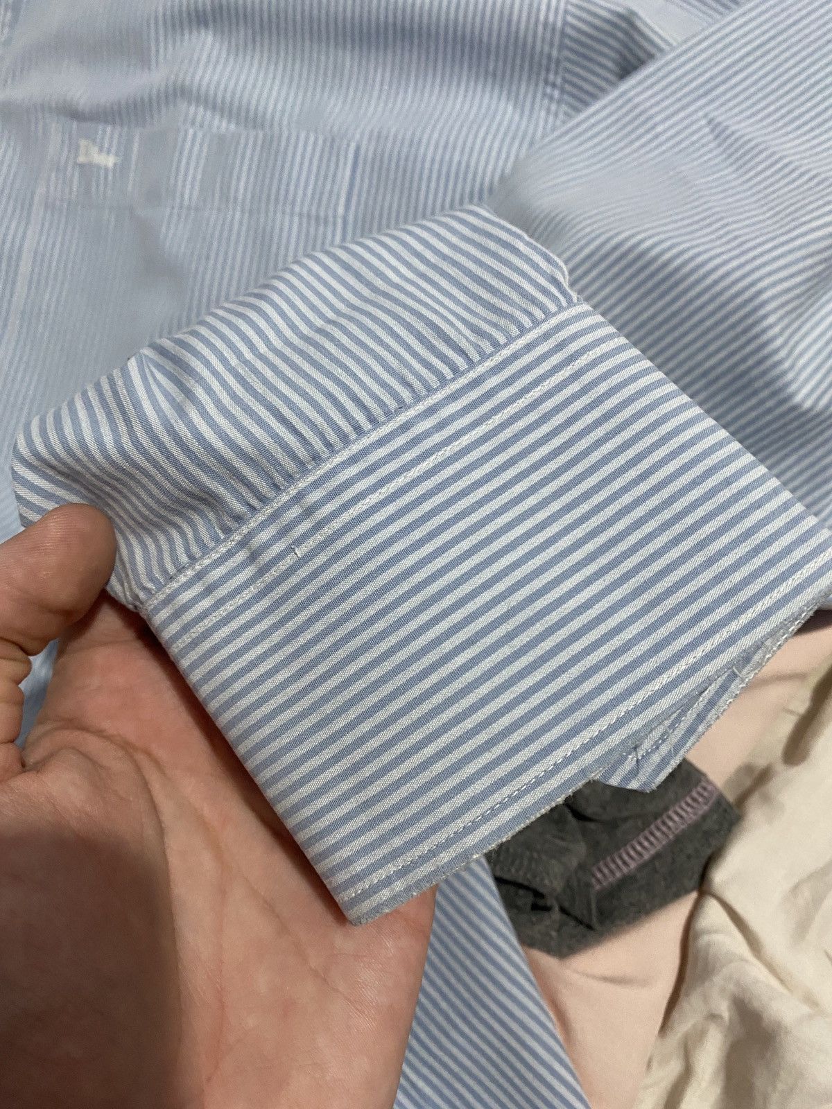 Christian Dior Monsieur Vintage Christian Dior monsieur stripped shirt button up Size US XL / EU 56 / 4 - 13 Thumbnail