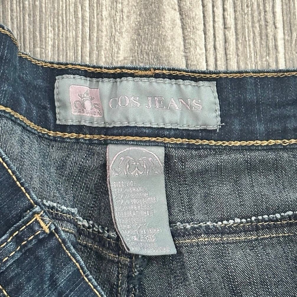 Other cos jeans dark blue floral embroidered jeans Size 32" / US 10 / IT 46 - 3 Thumbnail