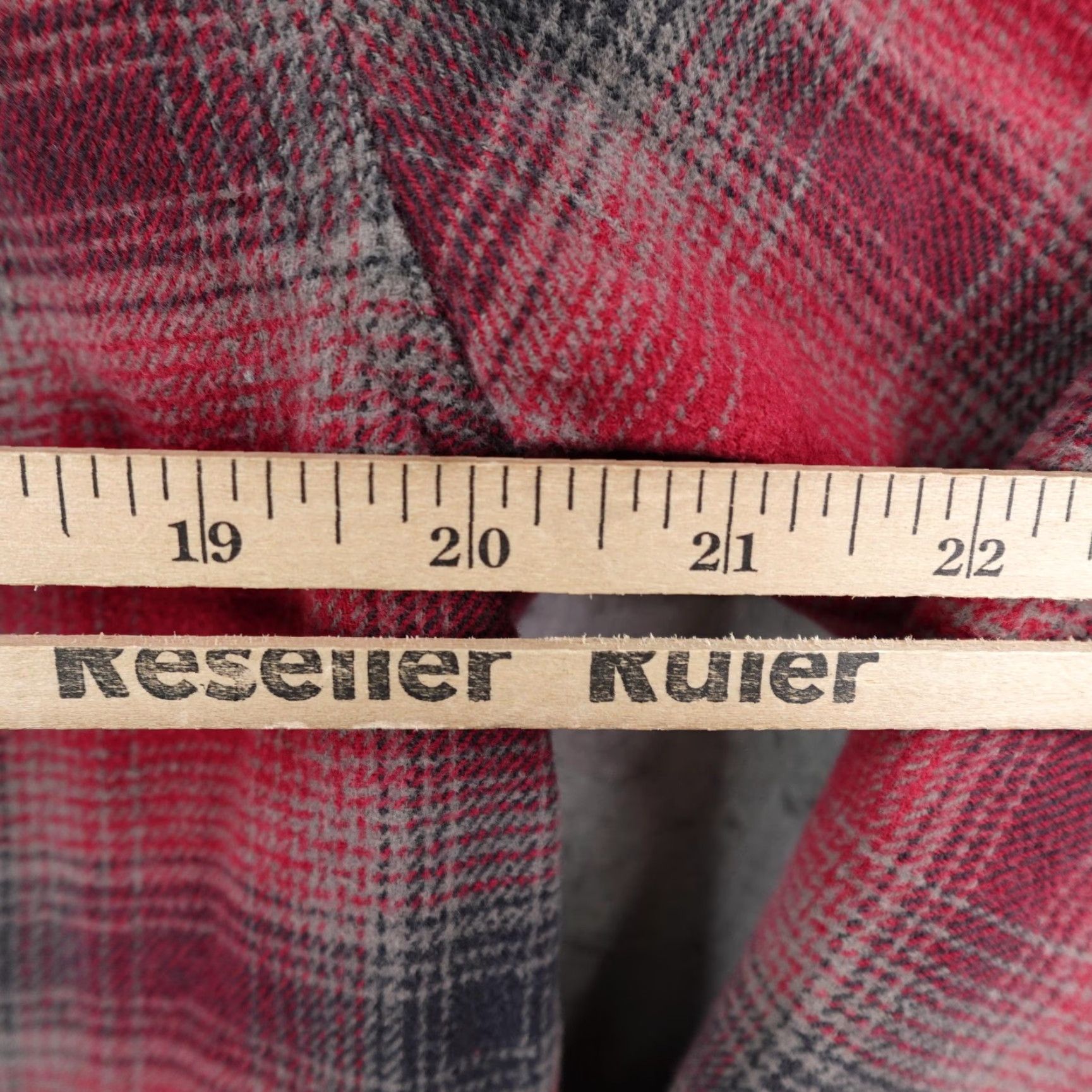 Dickies Dickies Jacket Mens Small Red Plaid Flannel Fleece Lined Snap Up Work Shacket Size US S / EU 44-46 / 1 - 7 Thumbnail