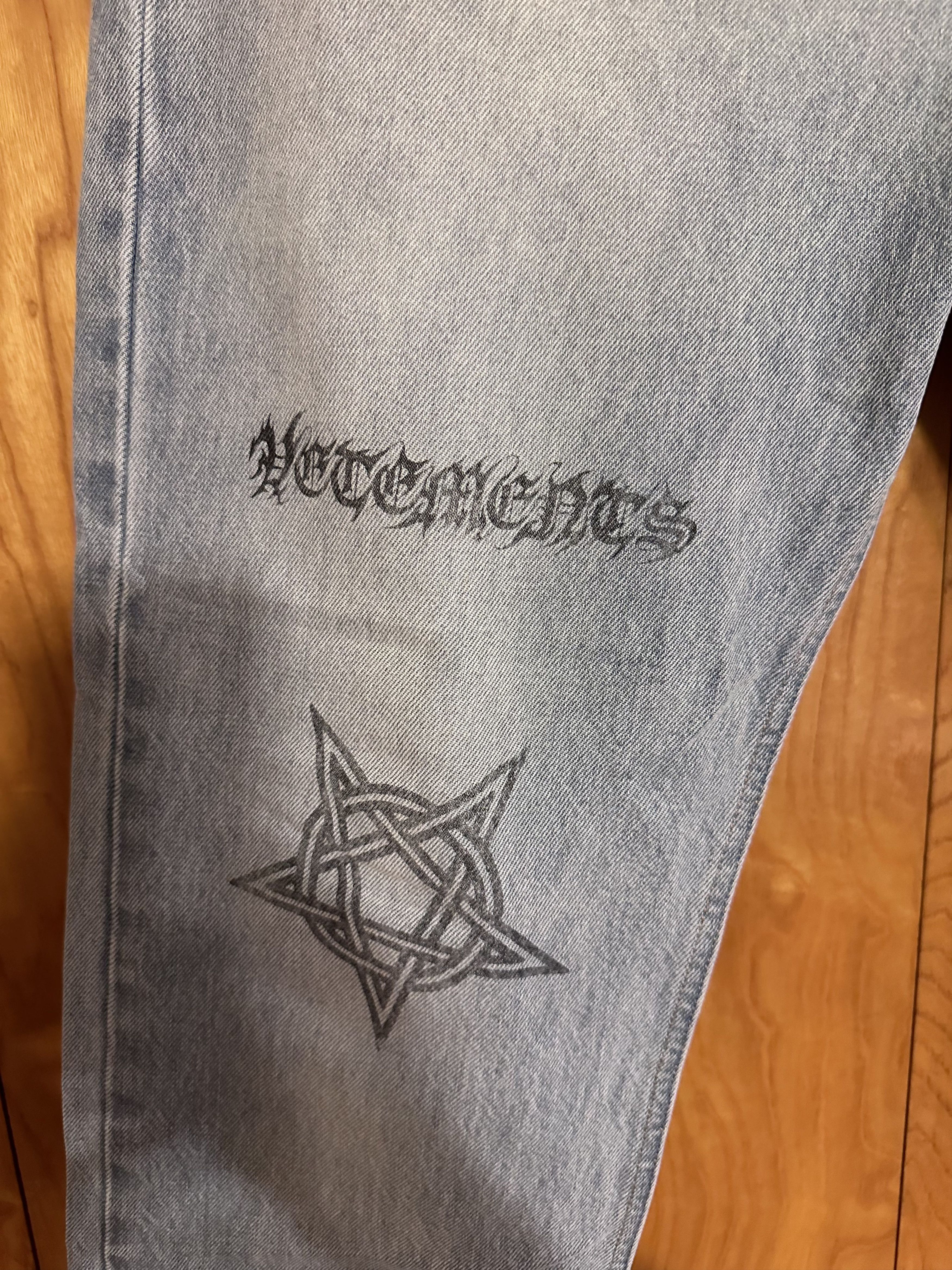 Vetements Tattoo Jeans Size US 32 / EU 48 - 2 Thumbnail