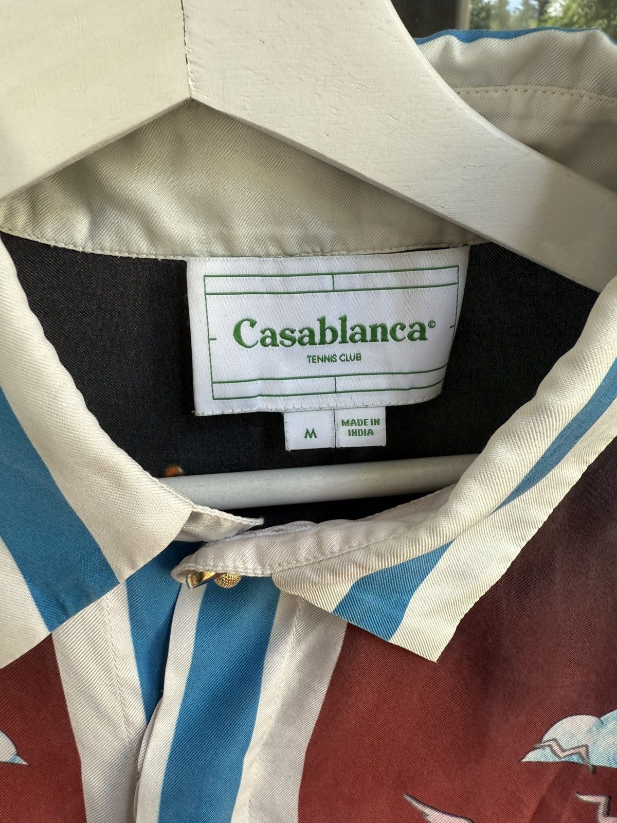 Casablanca Casablanca Tennis Club Silk summer shirt Size US M / EU 48-50 / 2 - 3 Thumbnail