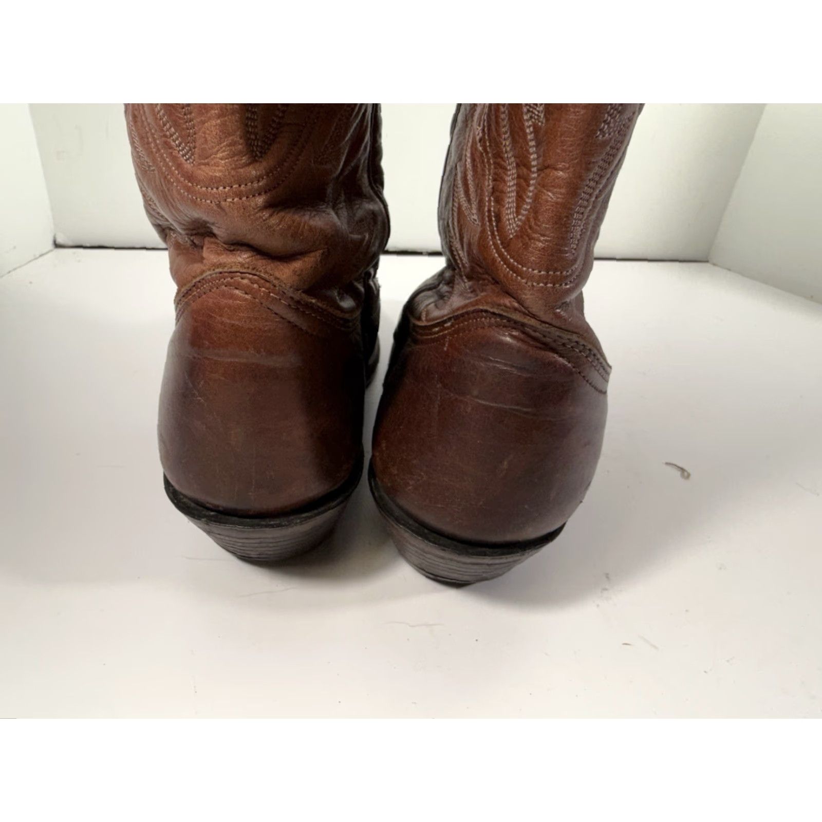Vintage Nocona Boots Boot Men Size 8 D Brown Leather Western Rodeo Vintage USA Size US 8 / EU 41 - 7 Thumbnail