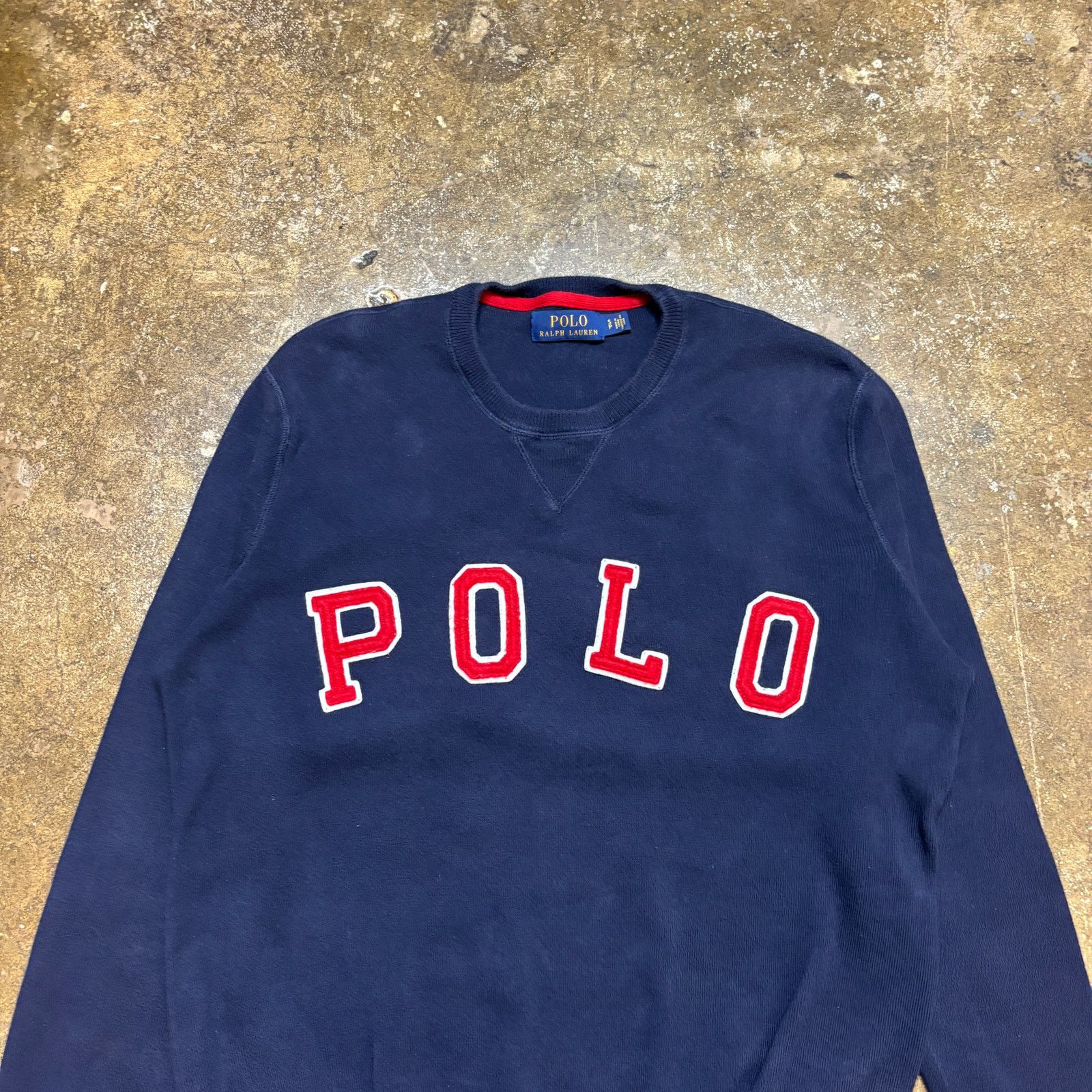 Polo Ralph Lauren Polo Ralph Lauren Logo Spellout Crewneck Sweater Men's S Size US S / EU 44-46 / 1 - 2 Thumbnail