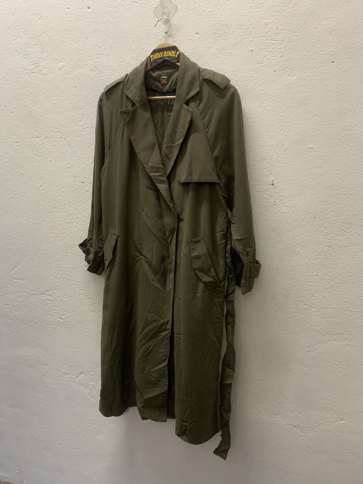 Japanese Brand × Michel Klein Vintage Michel Klien Trench Coat Jacket Size US M / EU 48-50 / 2 - 2 Thumbnail