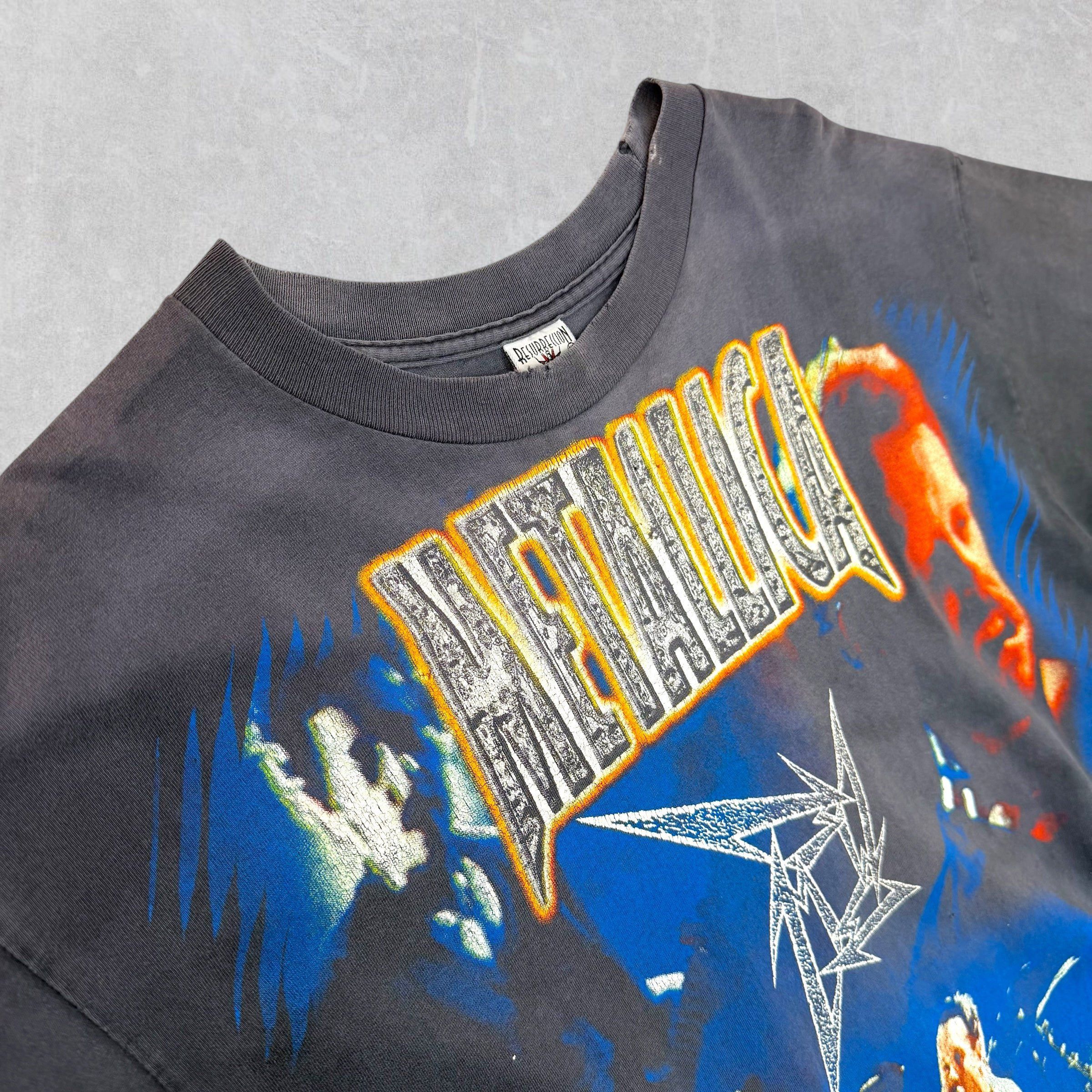 Vintage Vintage 90's Resurreccion Metallica Reload Tee XL Size US XL / EU 56 / 4 - 5 Thumbnail