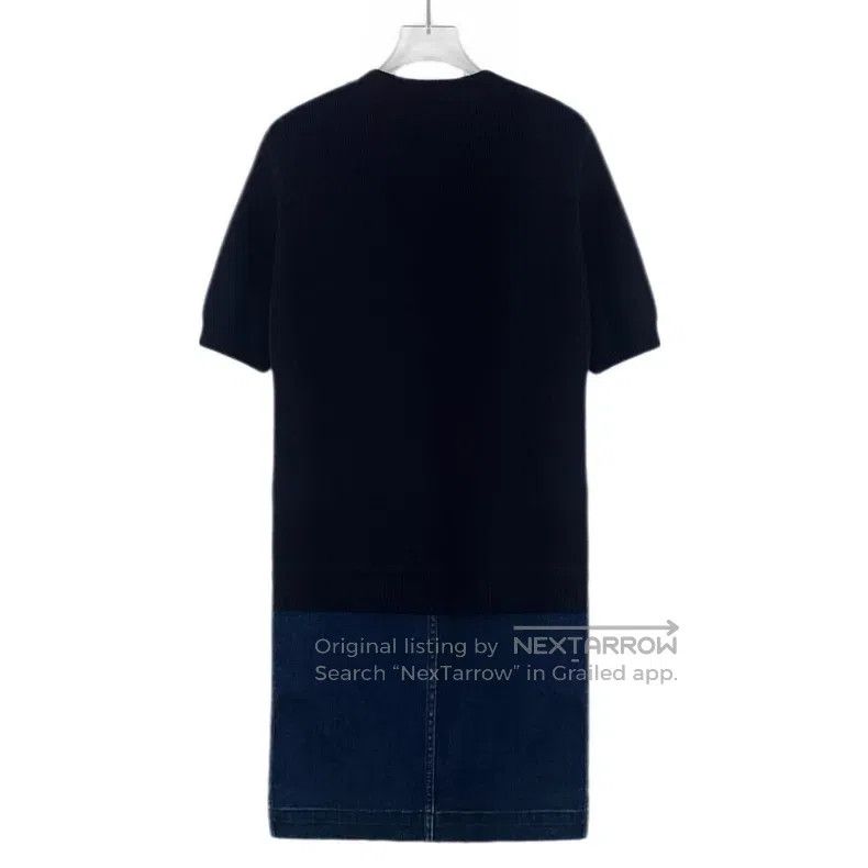 Louis Vuitton Louis Vuitton Black wool crew neck short sleeve knit denim Size XS / US 0-2 / IT 36-38 - 2 Thumbnail