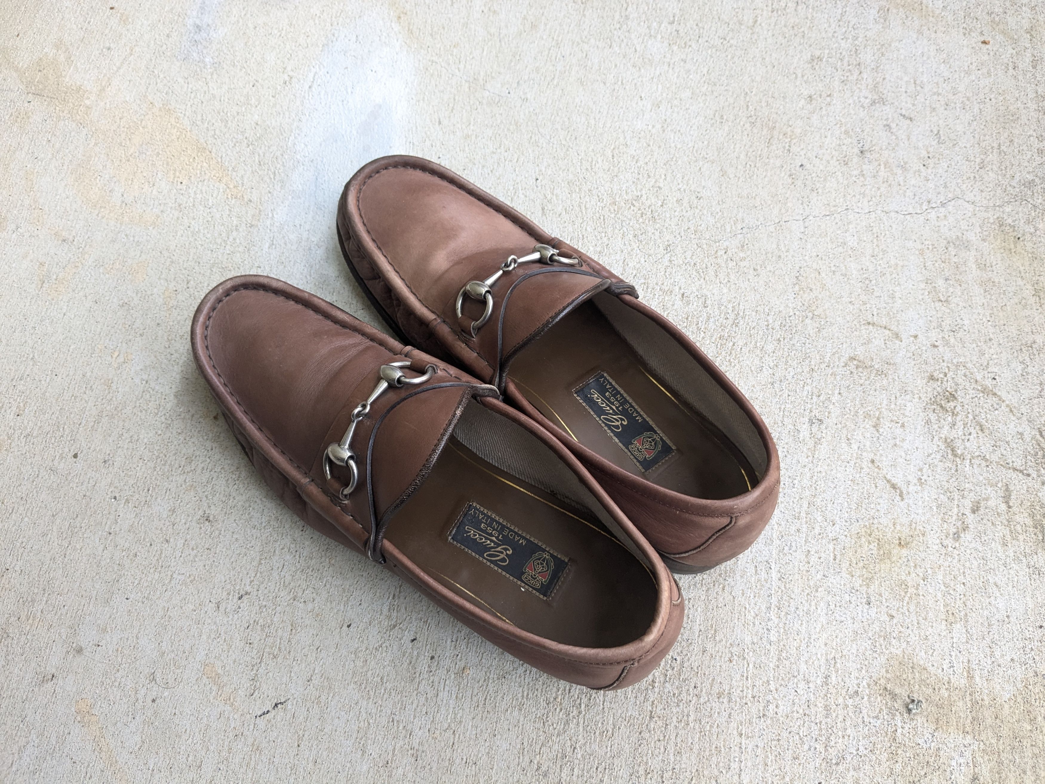 Gucci × Tom Ford Gucci Horsebit Loafers Brown 8.5 Rubber Leather Size US 8.5 / EU 41-42 - 12 Thumbnail