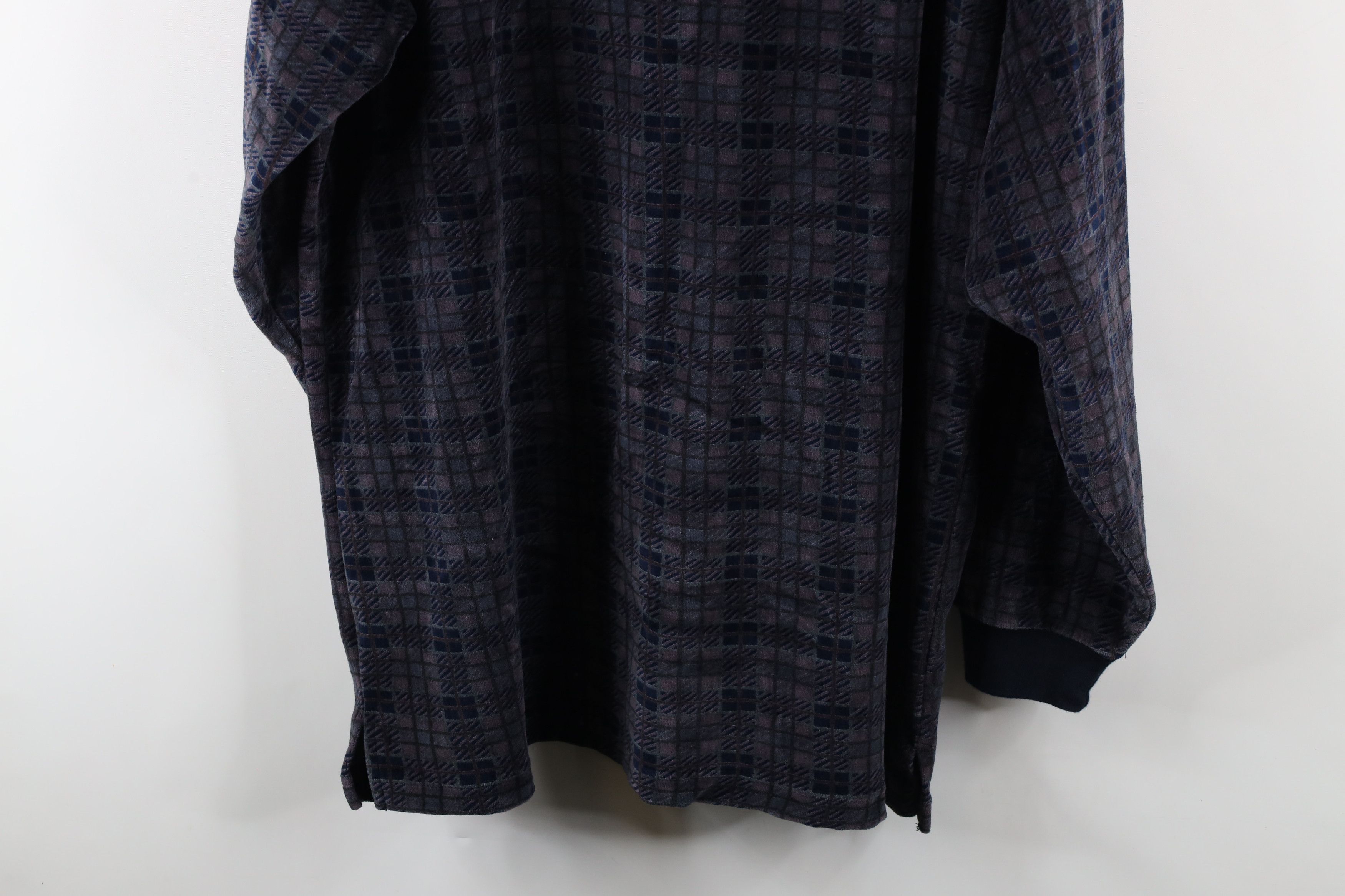 Vintage Vintage 90s Streetwear Fleece Long Sleeve Rugby Polo Shirt Size US XXL / EU 58 / 5 - 11 Thumbnail