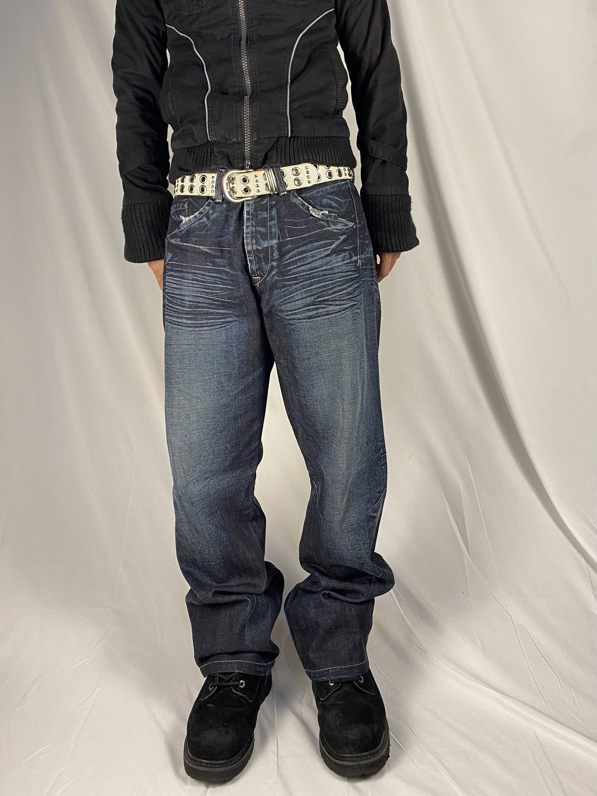 Marithe + Francois Girbaud ✨ Archive Marithe Francois Girbaud Jeans Denim Punk Style Size US 34 / EU 50 - 4 Thumbnail