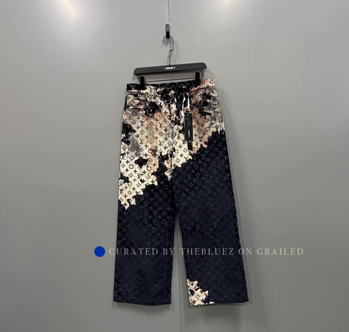 Louis Vuitton Faded Cloud Print Denim Jeans Size US 30 / EU 46 - 1 Thumbnail