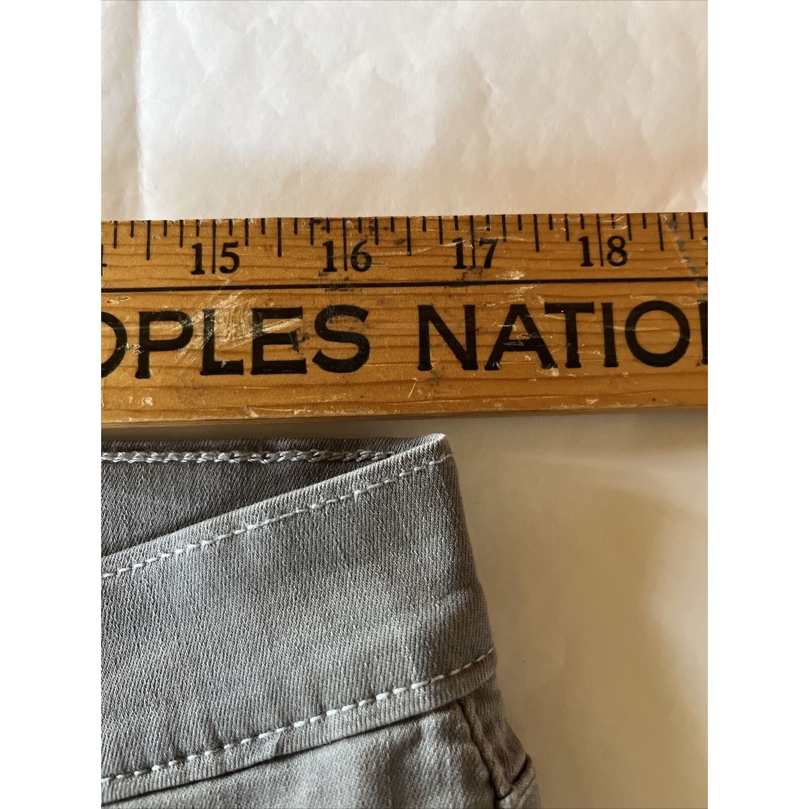 Levi's Levi's Jean Shorts Mens 31 Gray Mid Length Denim Chino NWT Size US 31 - 5 Thumbnail