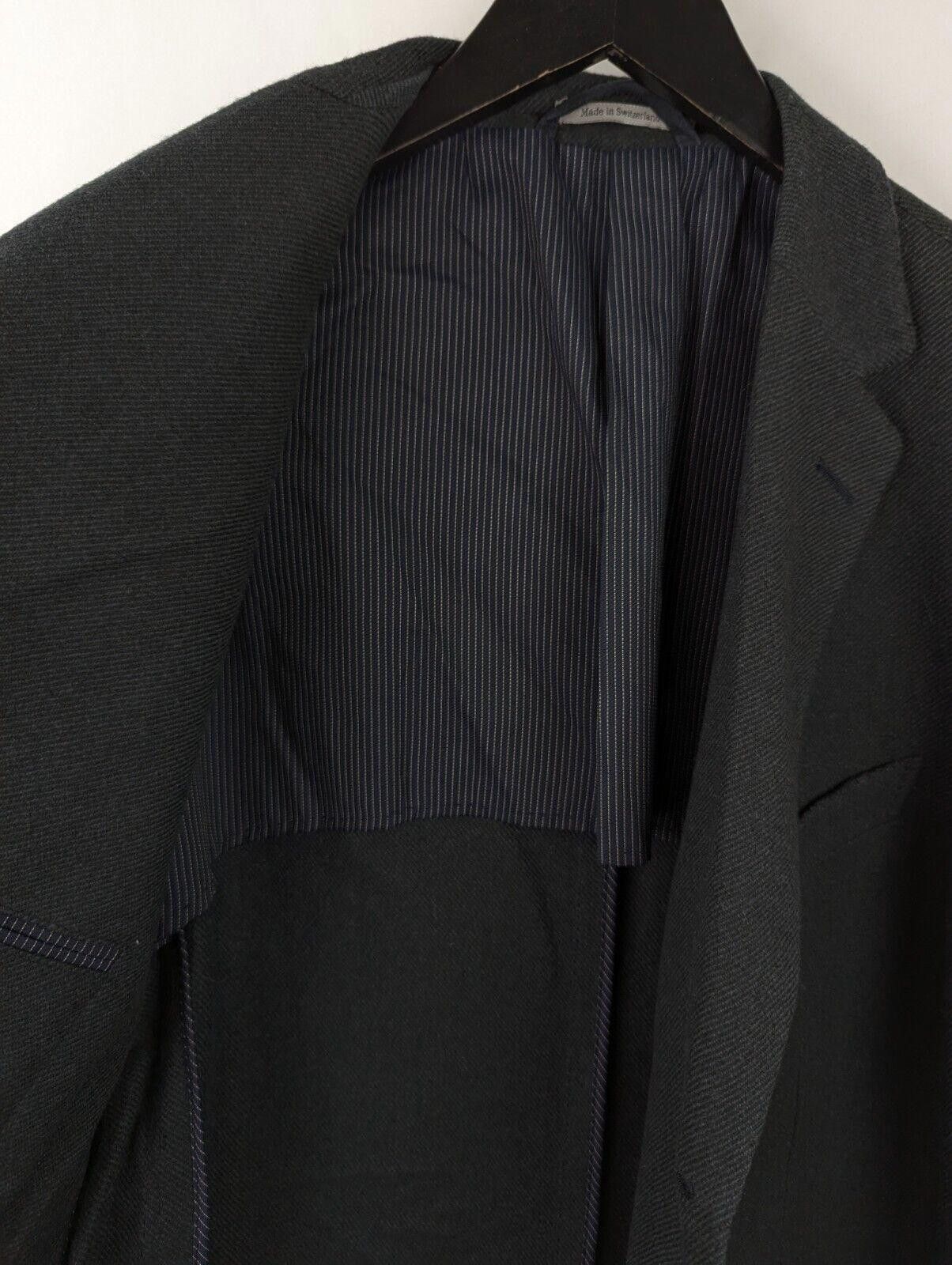 Ermenegildo Zegna ZEGNA OASI Sz US 48L Charcoal Grey 100% CASHMERE Blazer Size 48L - 10 Thumbnail