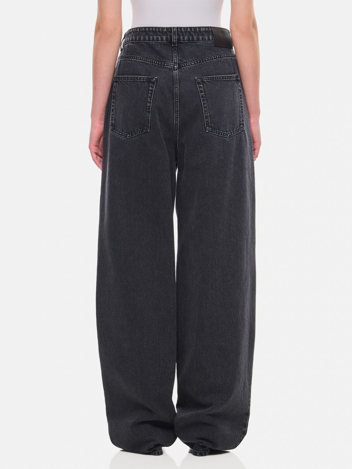 Alexander McQueen o1s22i1n1024 Loose Fit Jeans in Black Size 25" / US 0 / IT 36 - 3 Thumbnail