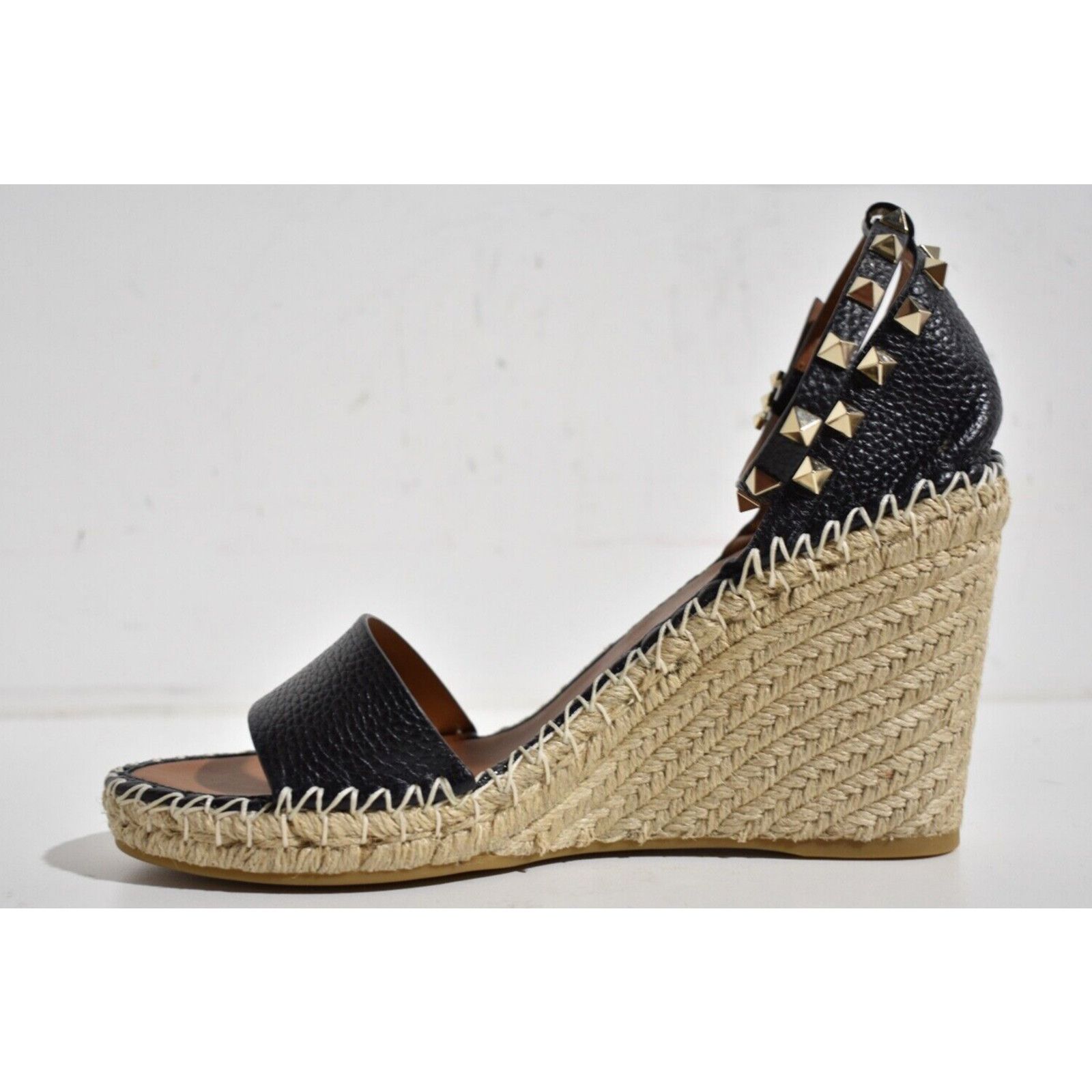 Valentino Rockstud Ankle Strap Platform Wedge Sandal Heel 41 Size US 11 / IT 41 - 8 Thumbnail