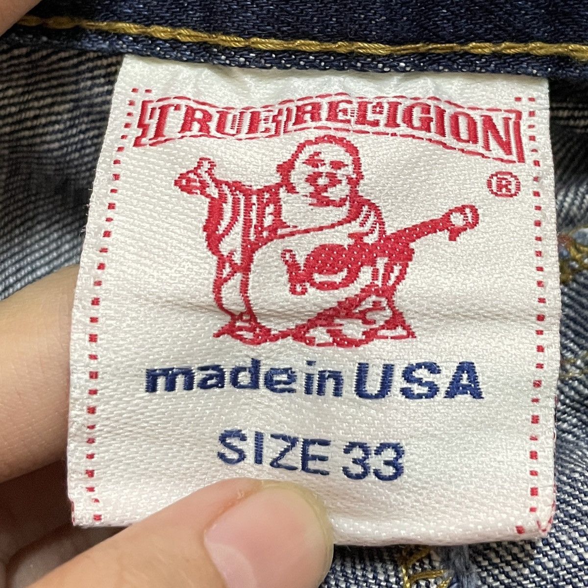 Other Rare Design Vintage Brand True Religion Flared Jeans 1990s Size US 33 - 11 Thumbnail