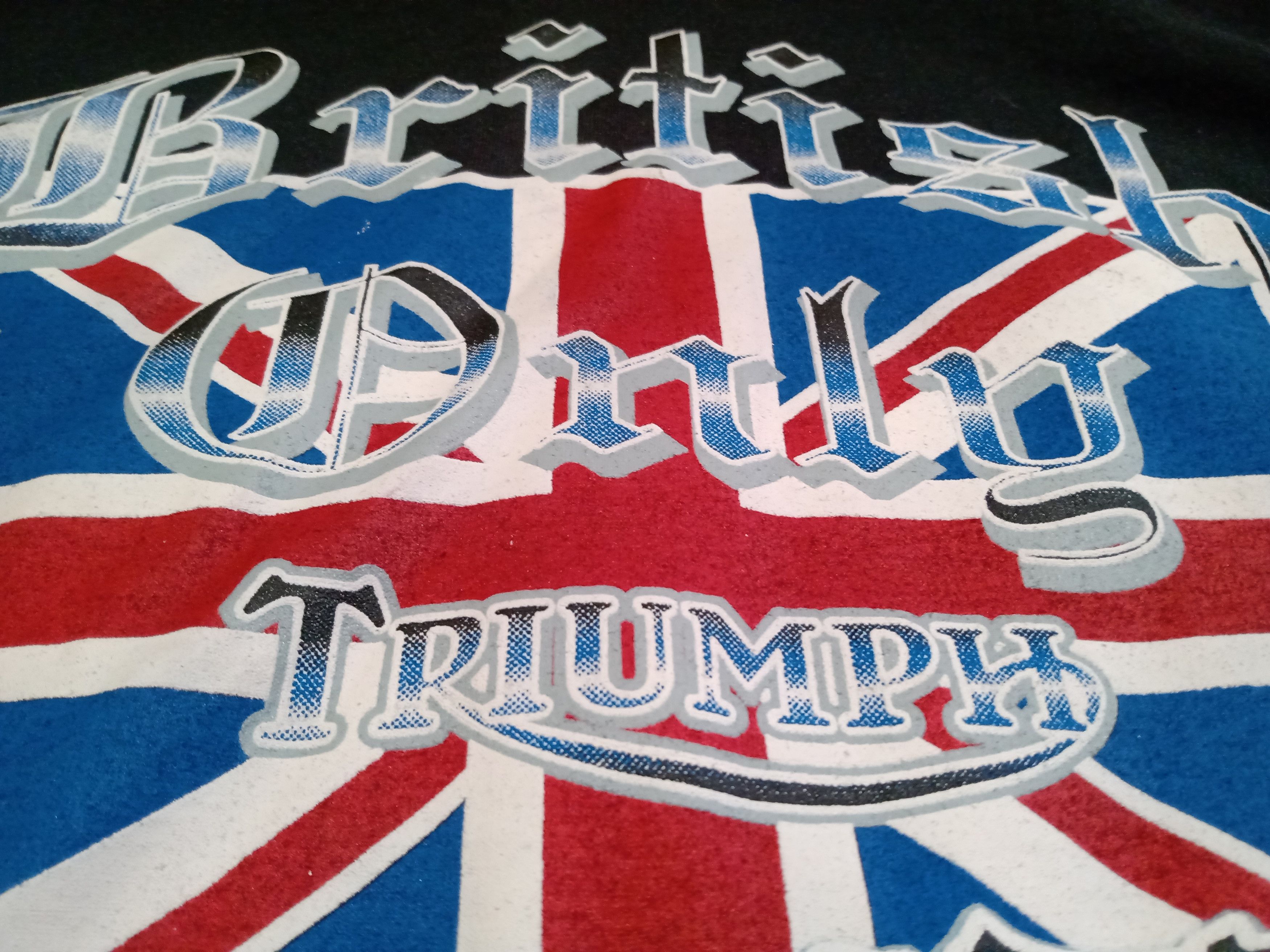 Vintage BSA Triumph Vintage Moto Single Stitch Shirt Made in USA Size US XL / EU 56 / 4 - 6 Thumbnail