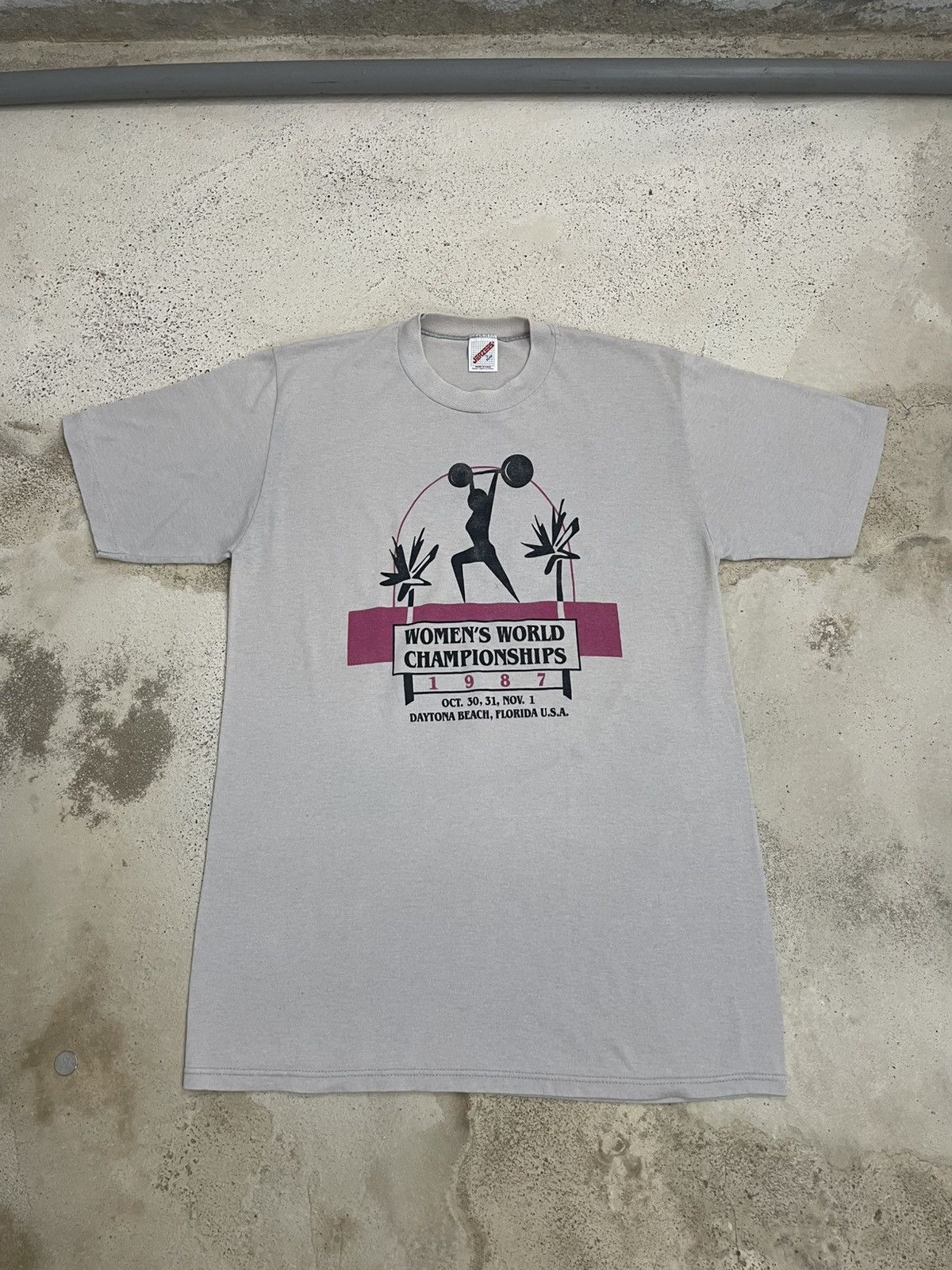 Jerzees Light Purple Jerzees 1987 Vintage Women Championship Daytona Size US L / EU 52-54 / 3 - 1 Thumbnail