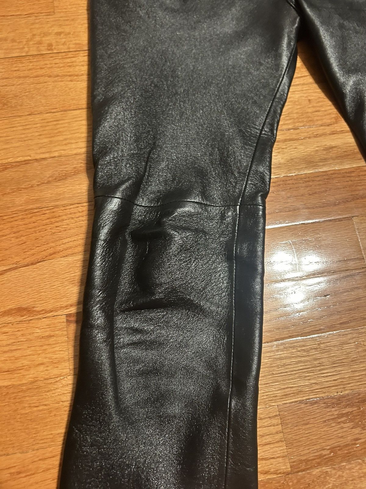 Celine Celine Lambskin Moto Pants Size US 32 / EU 48 - 11 Thumbnail