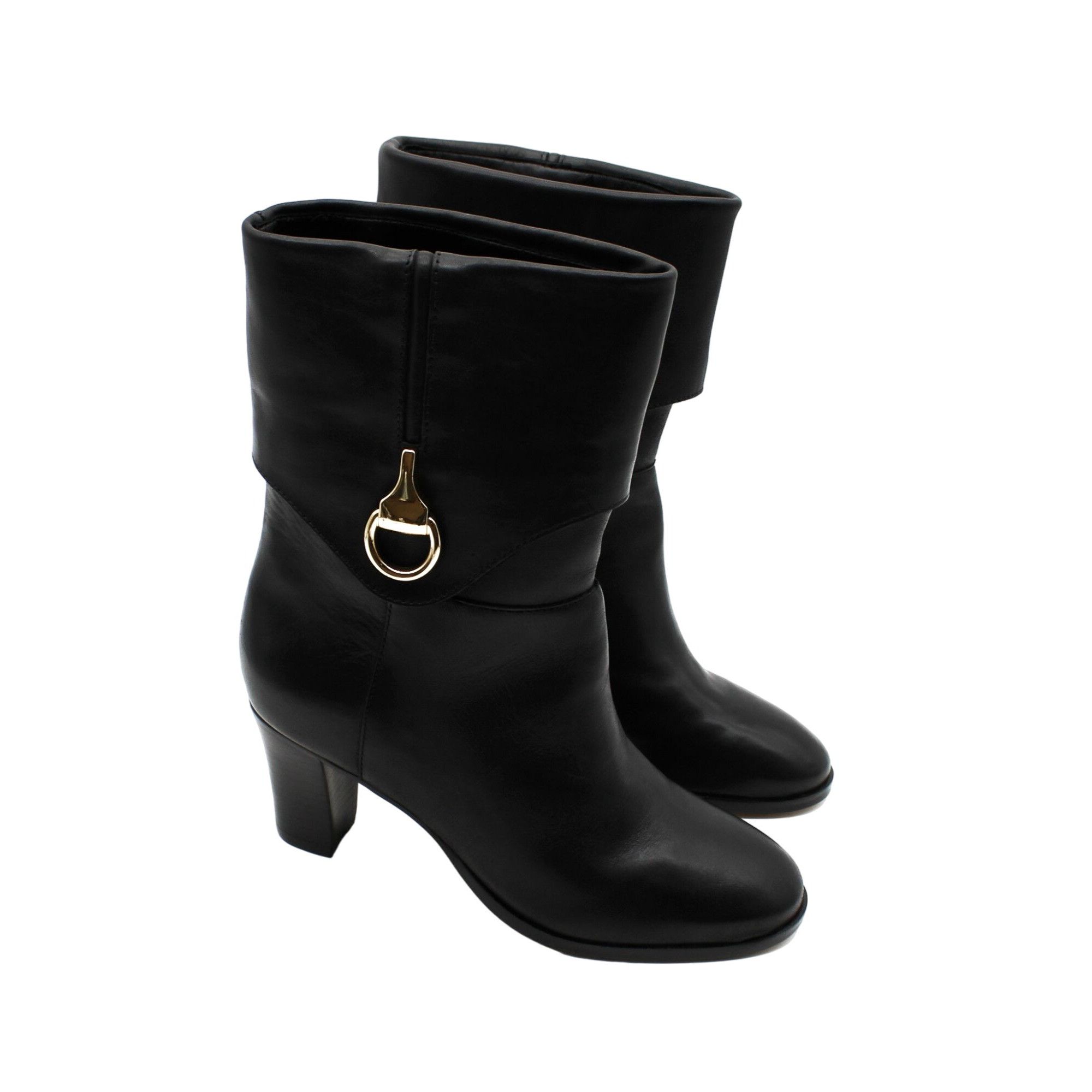 Other Arezzo Womans Heeled Boots- Black Size US 5 / IT 35 - 3 Thumbnail