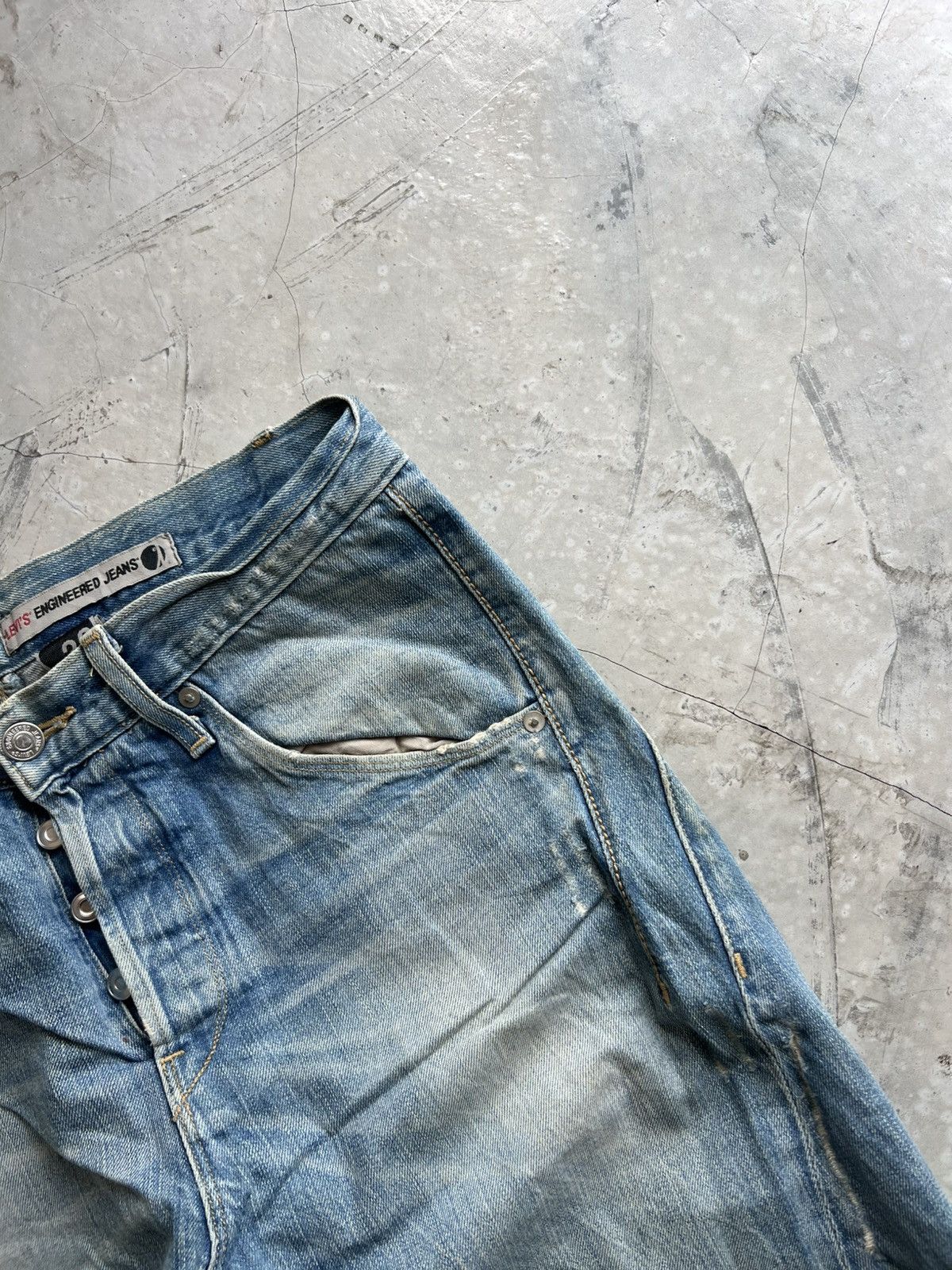 Levi's Levis Engineered Jeans Buckle Back Tag W32 Actual 34x27.5 Size US 32 / EU 48 - 6 Thumbnail