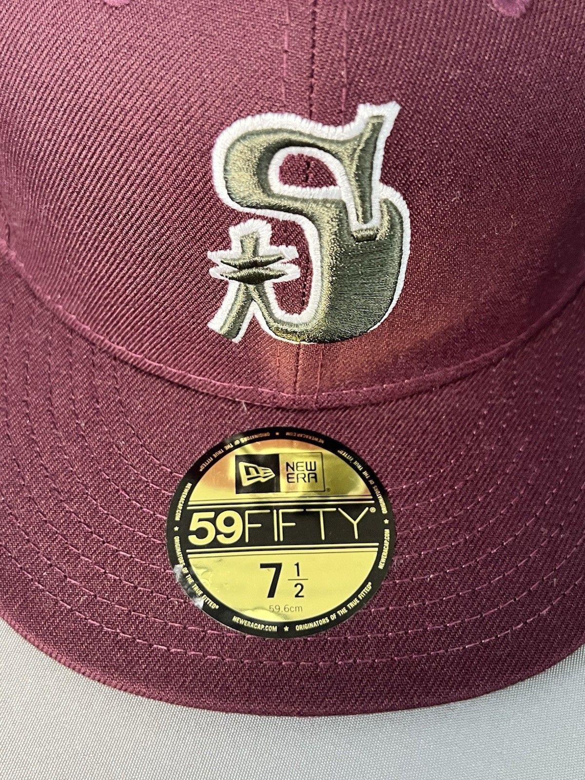 New Era × Stussy Stussy x New Era 59FIFTY Japan Undftd Aime Hat Sz 7 1/2 Size ONE SIZE - 5 Thumbnail