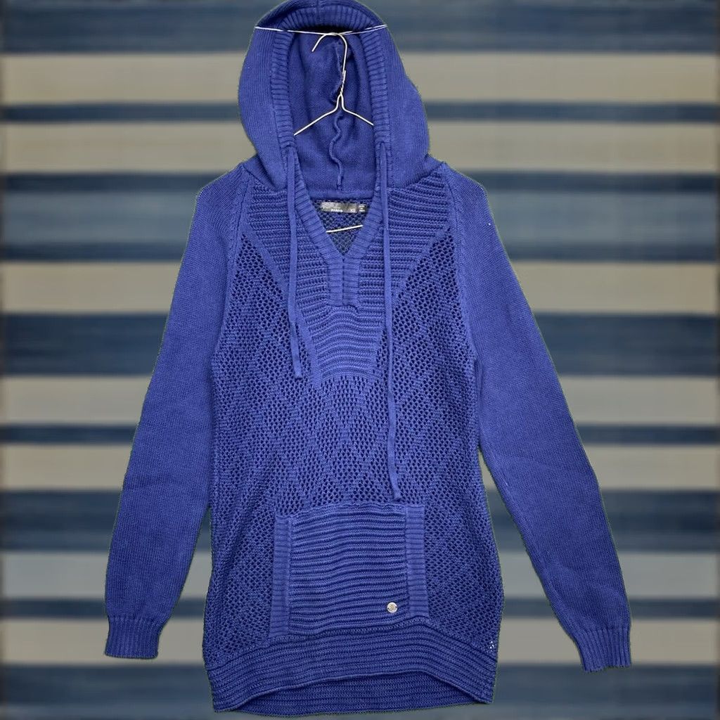 Prana prAna Knit Hoodie Henley Mens XS Long Blue Wool Blend Sweatshirt Shirt ML? Size US XS / EU 42 / 0 - 1 Thumbnail
