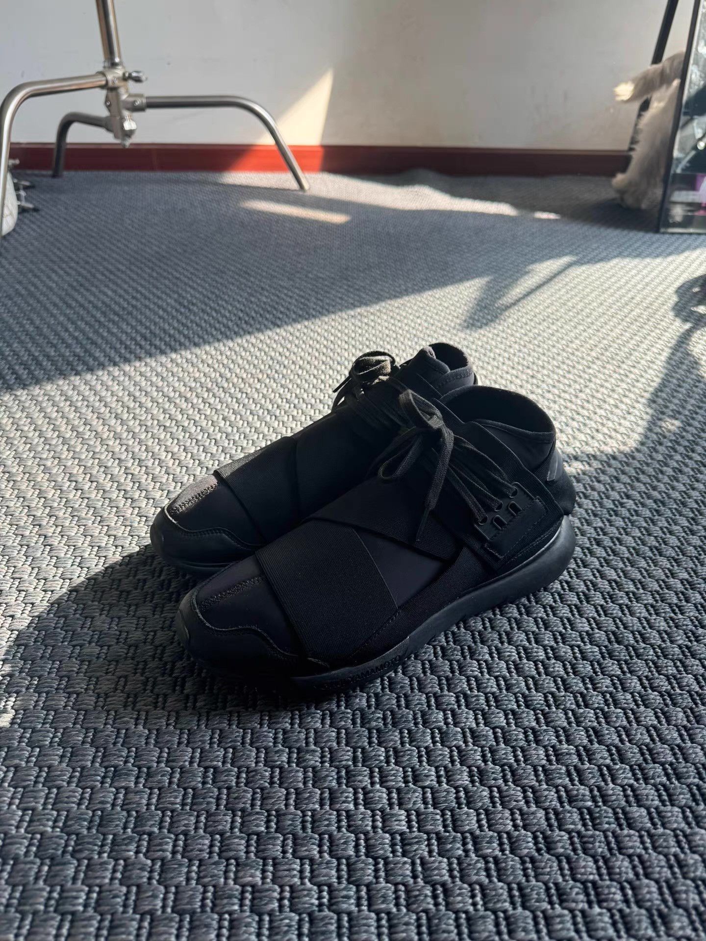 Adidas Adidas Y-3 Qasa High Original Black Samurai Q17 Size US 8.5 / EU 41-42 - 1 Thumbnail