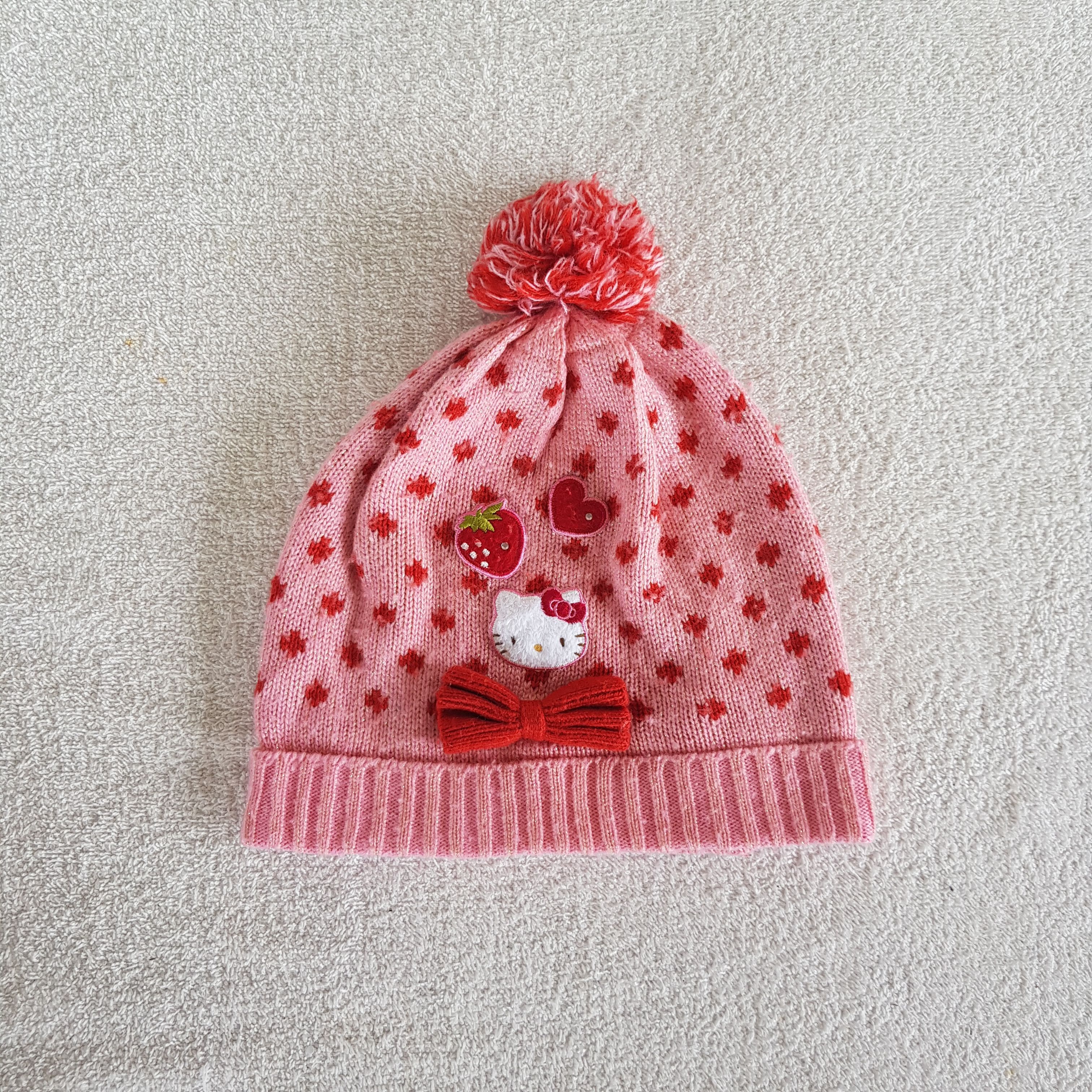 Cartoon Network Vintage Hello Kitty Beanie Cartoon Cute Snow Caps Hats. Size ONE SIZE - 5 Thumbnail