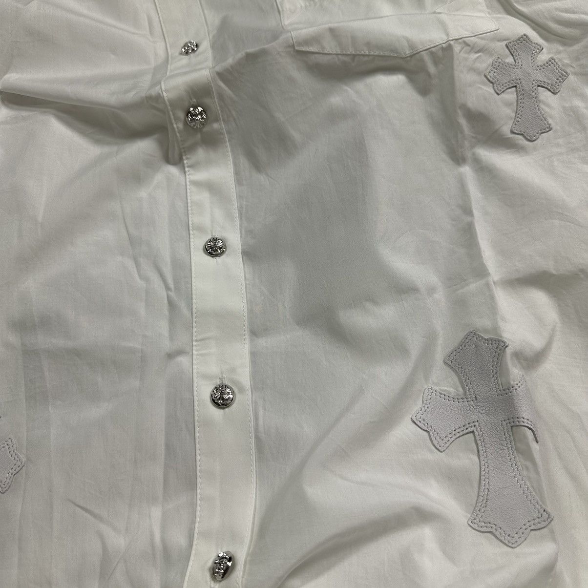 Chrome Hearts Chrome Hearts Cross Patches Poncho Shirts Size US S / EU 44-46 / 1 - 3 Thumbnail
