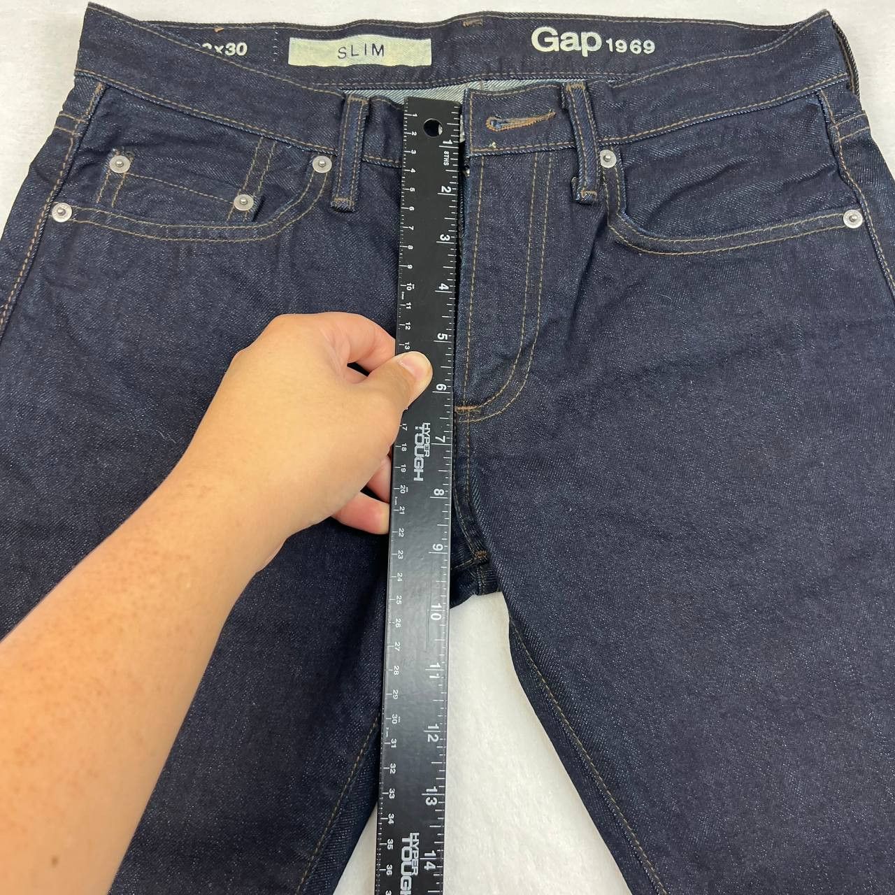 Gap Gap 1969 Jeans Men 28 x30 Black Denim Pants Slim Fit Size US 28 / EU 44 - 7 Thumbnail