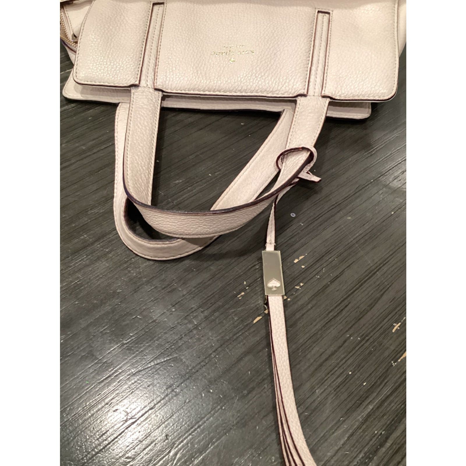 Vintage KATE SPADE Leather Satchel Handbag Pink Women Size ONE SIZE - 6 Thumbnail