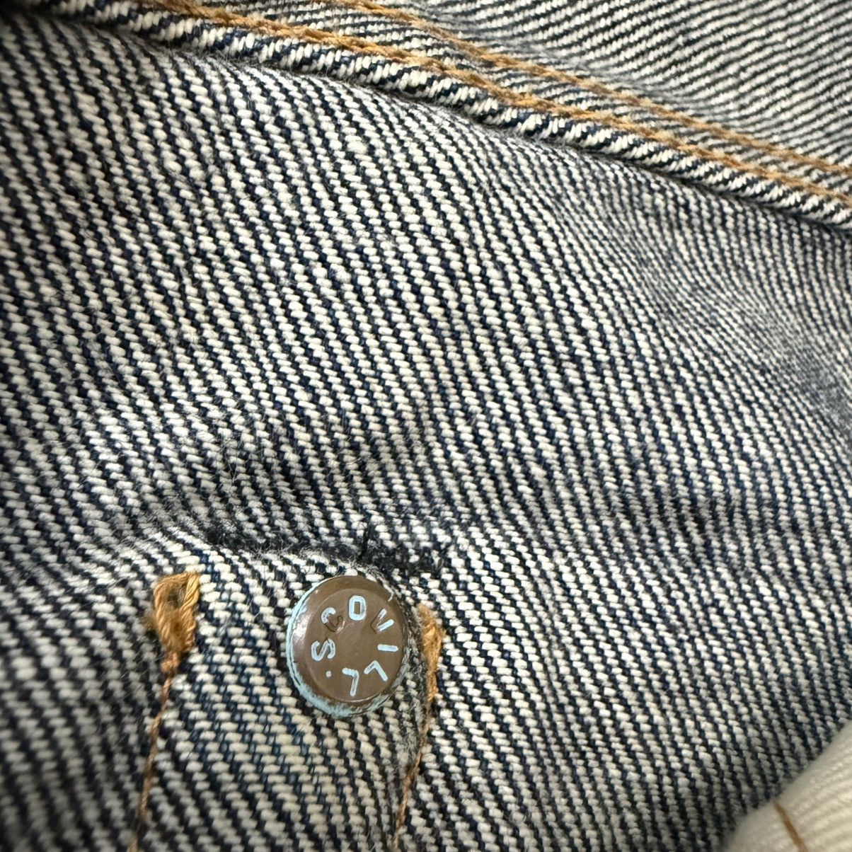Denim & Co. Vintage Japanese Selvedge Distressed Ripped Wave Raw Denim Size US 30 / EU 46 - 13 Thumbnail