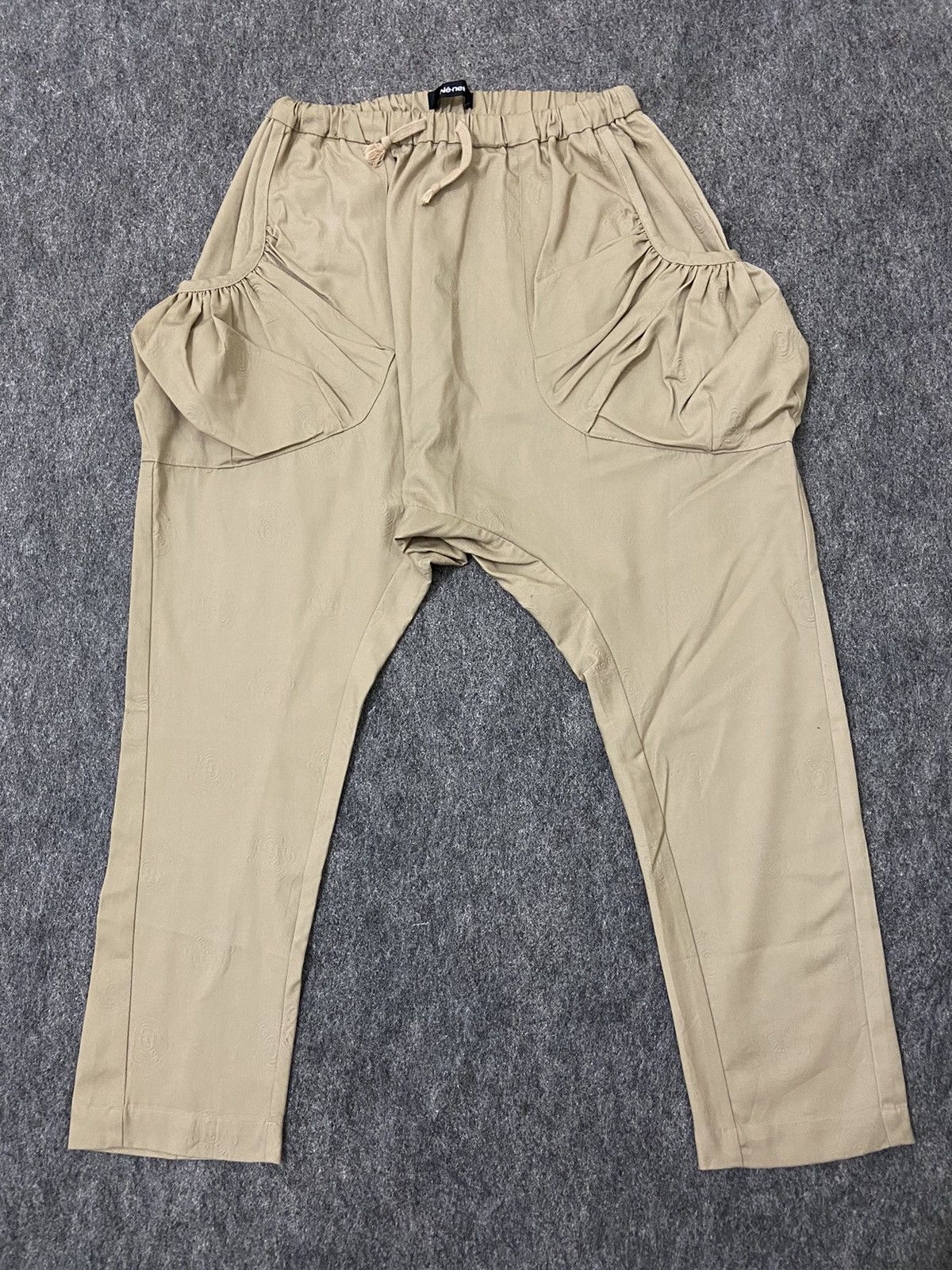 Issey Miyake net net baggy harem work pants Size 27" / US 4 / IT 40 - 1 Thumbnail