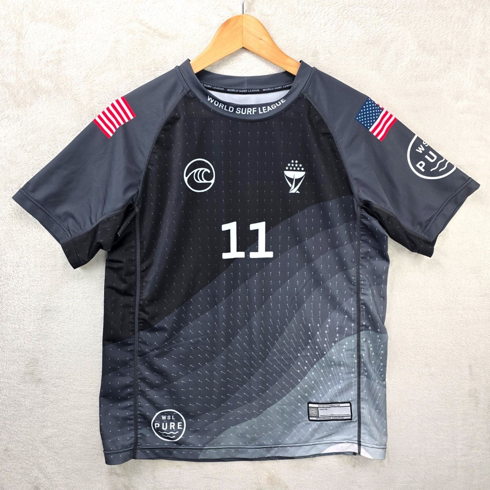 Other Kelly Slater WSL World Surf League Jersey Small Rash Guard Size US S / EU 44-46 / 1 - 2 Thumbnail